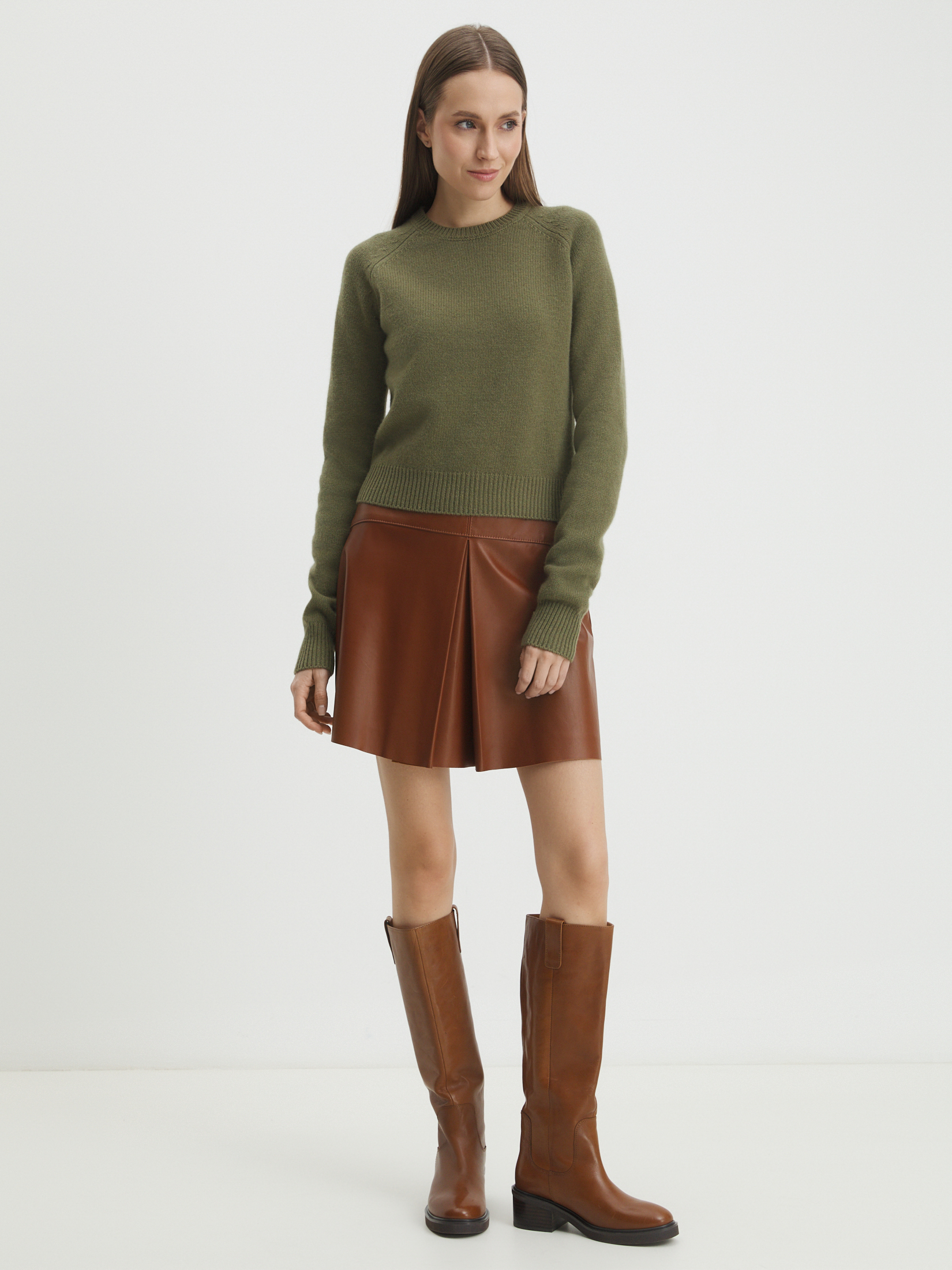 Женский джемпер MAISON DAVID 4406779, коричневато-зеленый