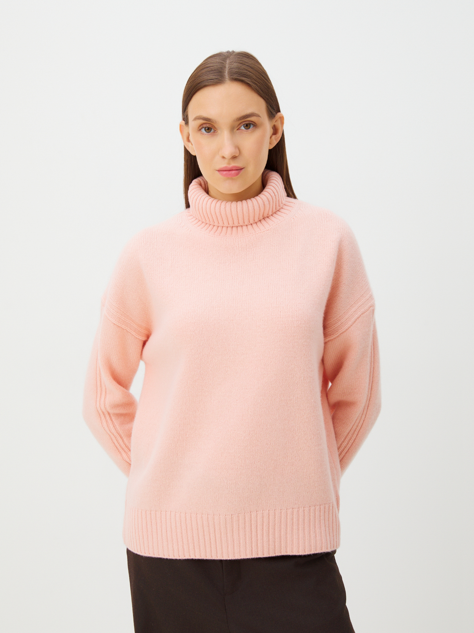 Женский свитер MAISON DAVID 4269374, бежево-розовый