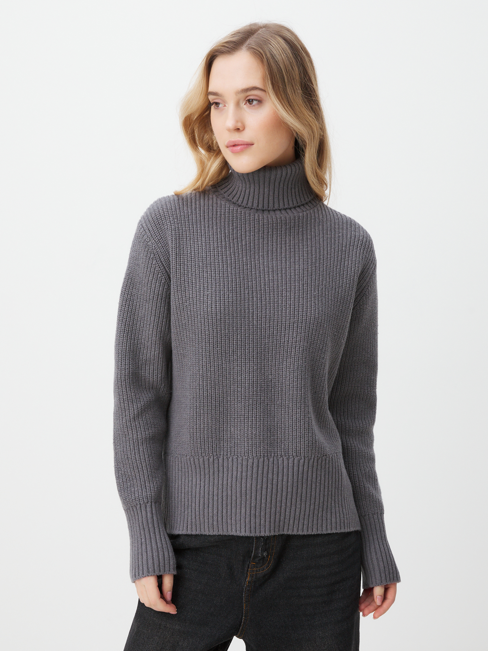 Женский свитер MAISON DAVID 4450889, темно-серый