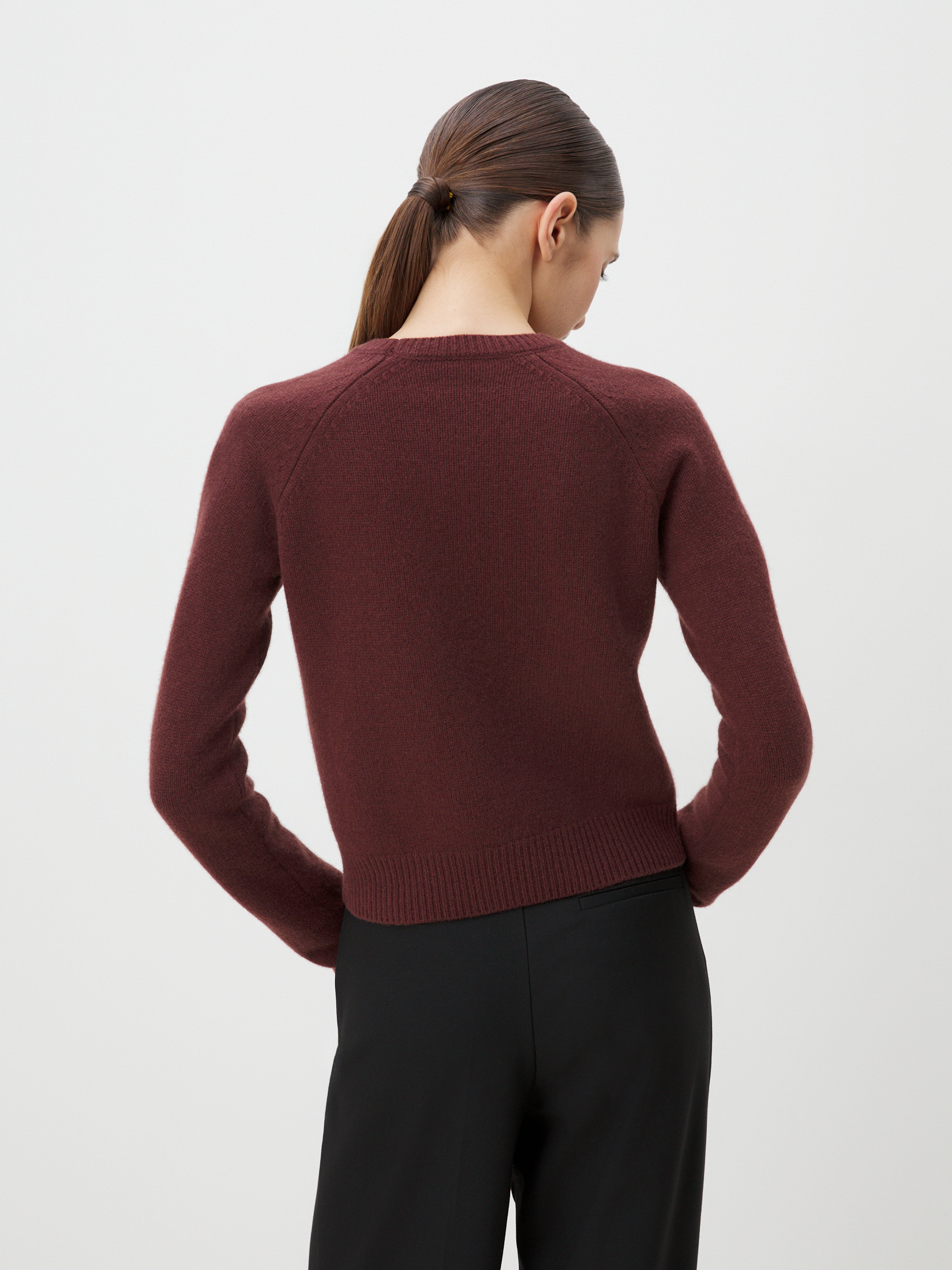 Женский джемпер MAISON DAVID 4406716, бордово-коричневый