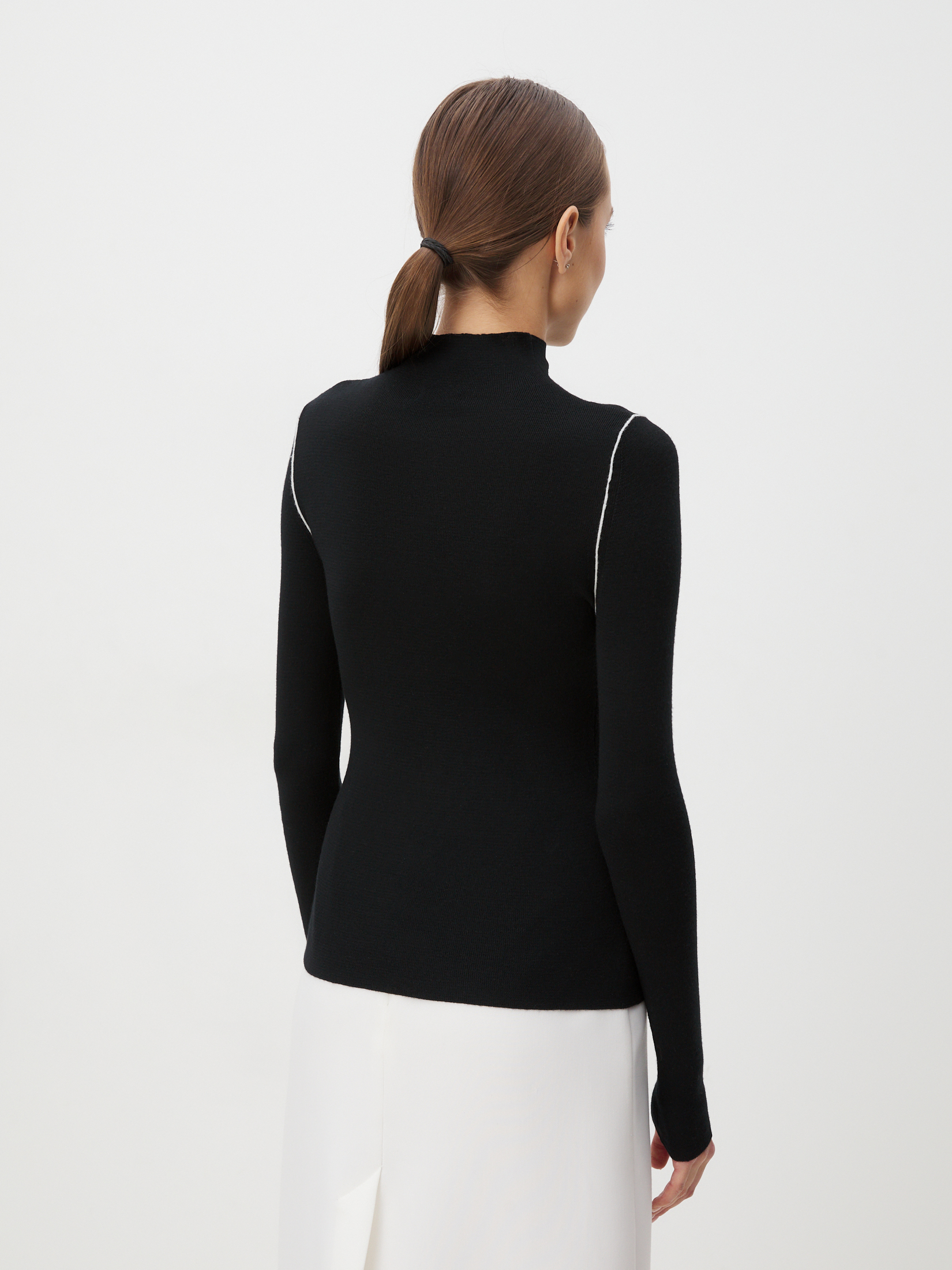 Женская водолазка MAISON DAVID 4090158, черный