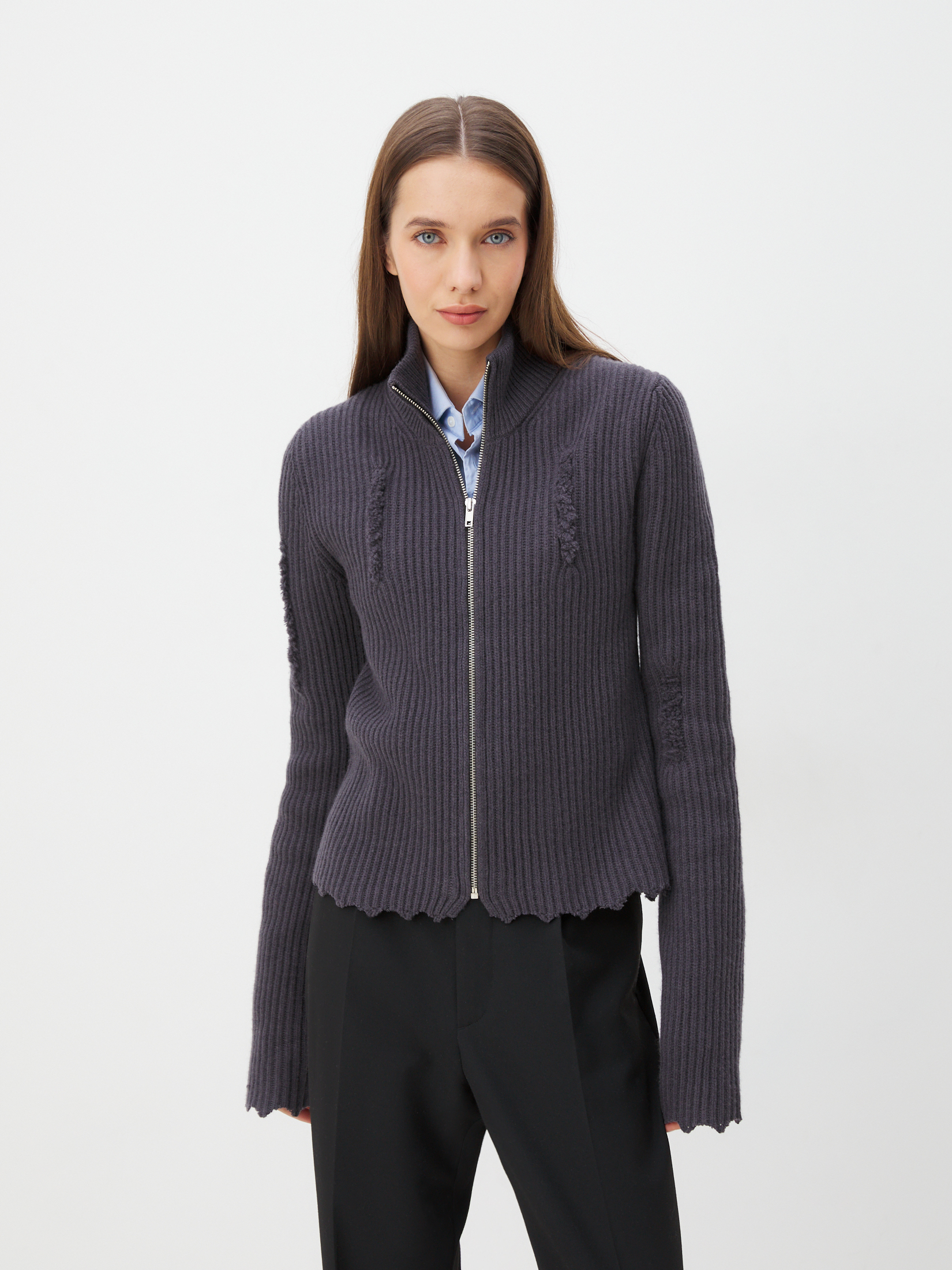 Женский кардиган MAISON DAVID 4351090, антрацитовый