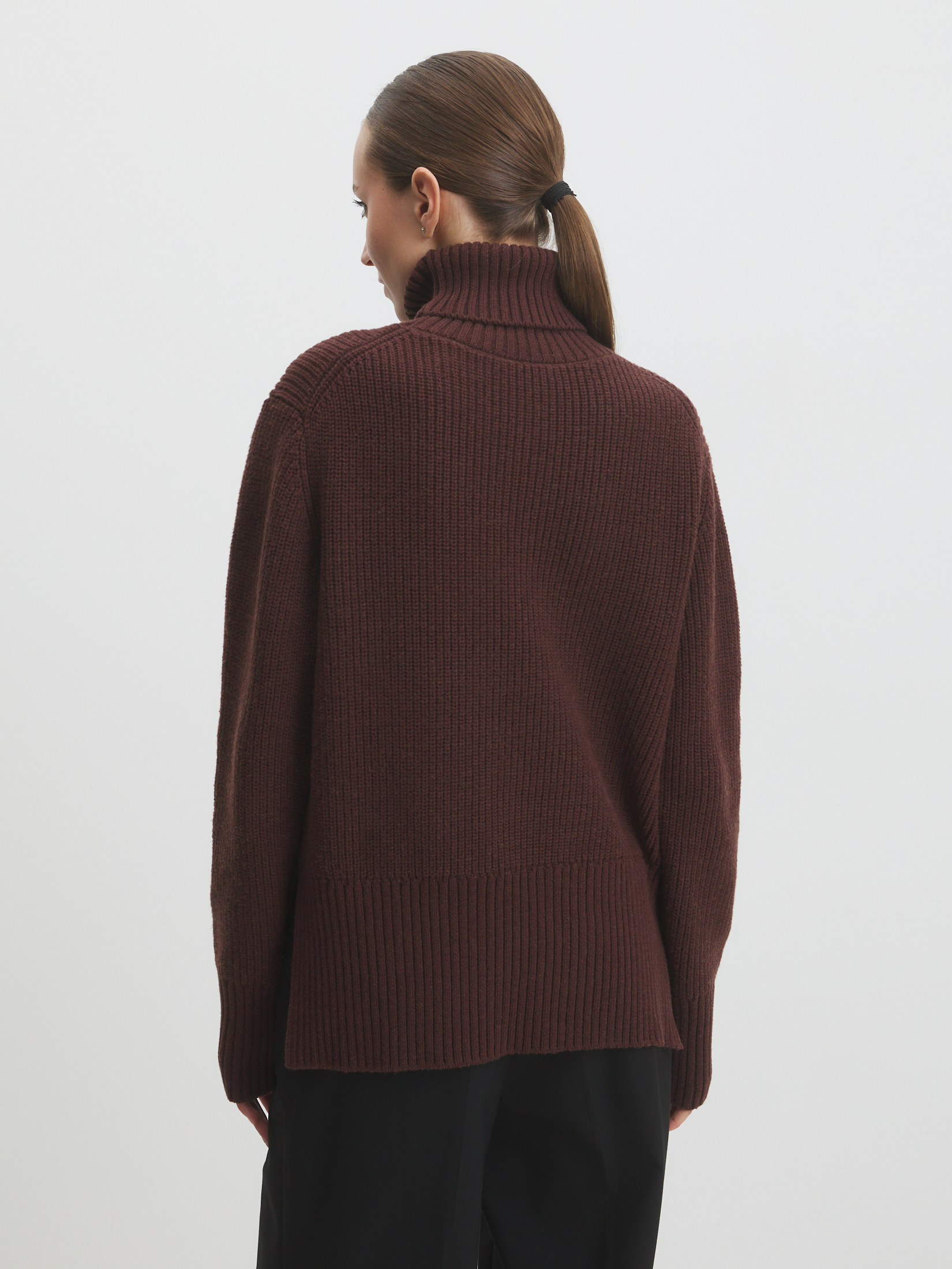 Женский свитер MAISON DAVID 4450919, темно-коричневый