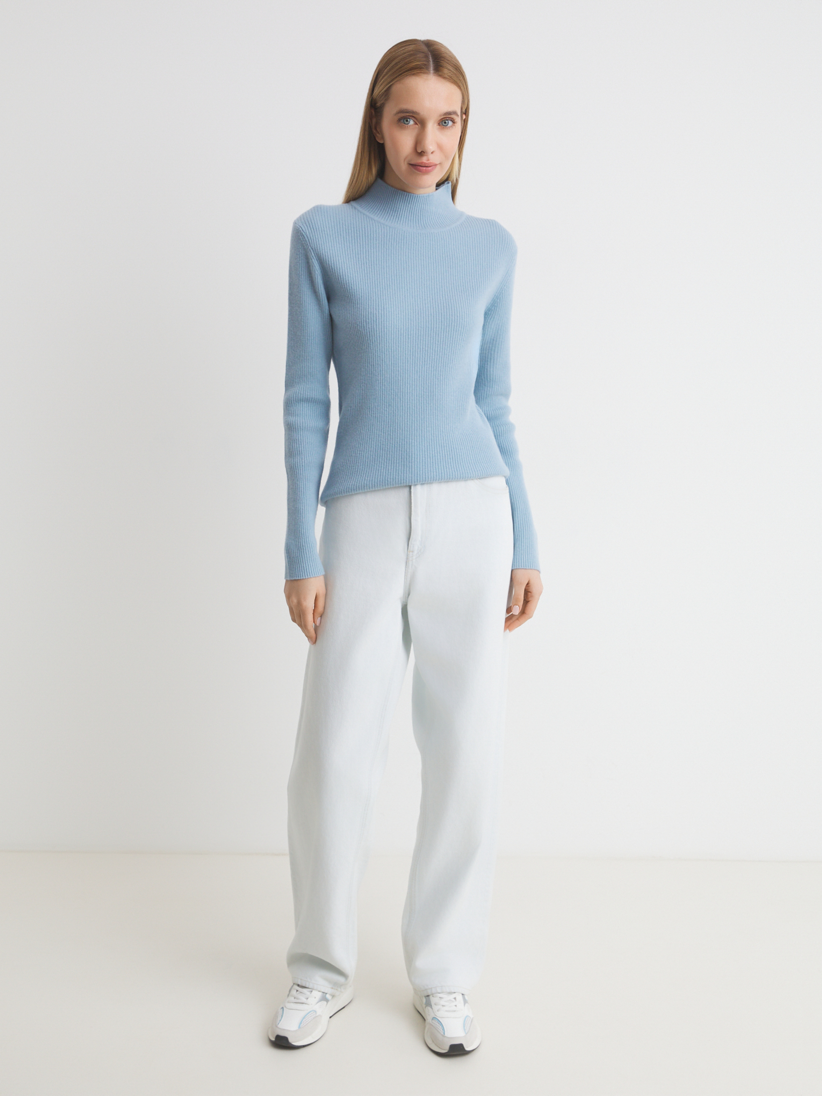 Женский джемпер MAISON DAVID 4400654, голубой