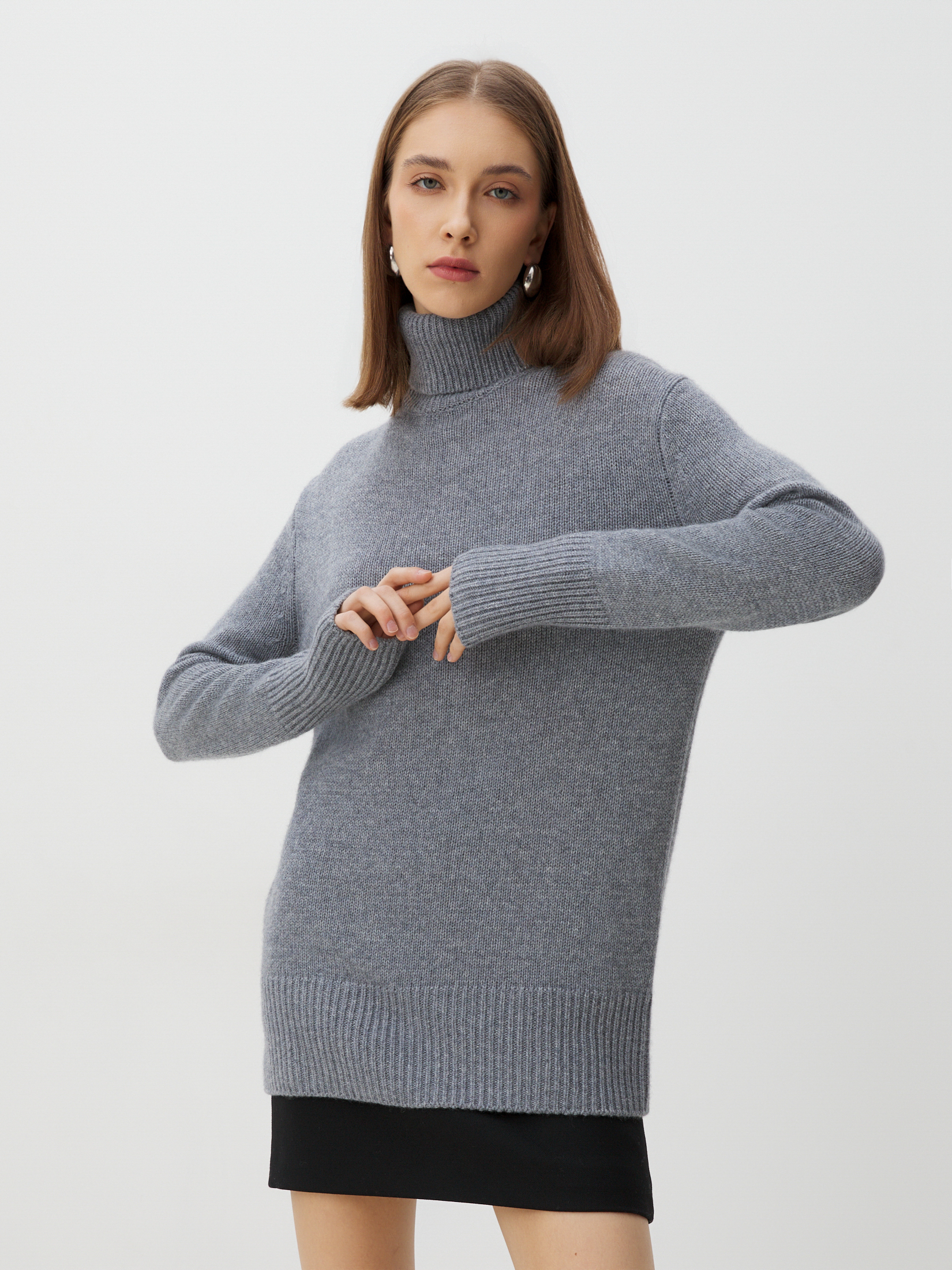 Женский свитер MAISON DAVID 3841745, серый