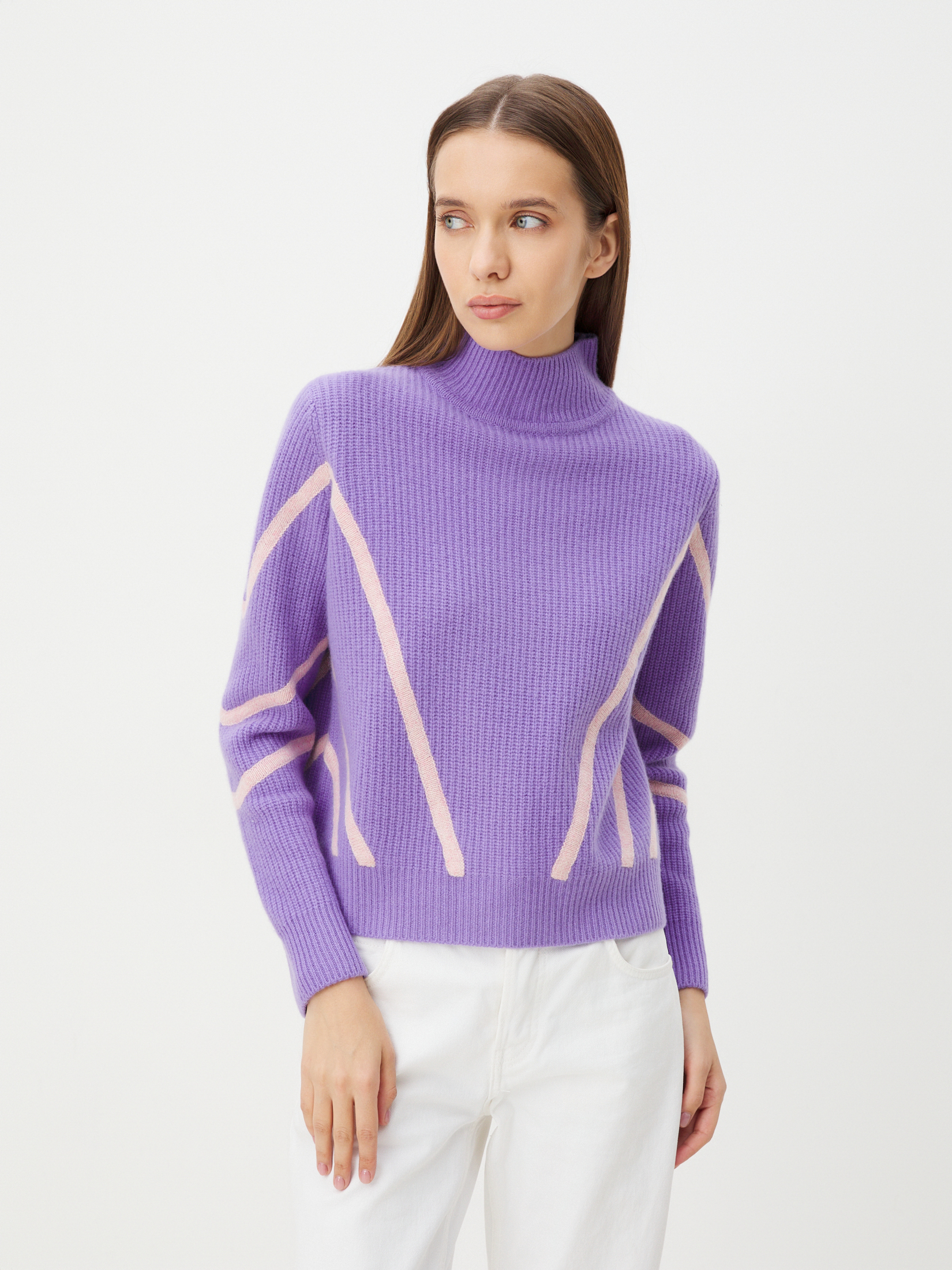 Женский свитер MAISON DAVID 3841785, фиолетовый