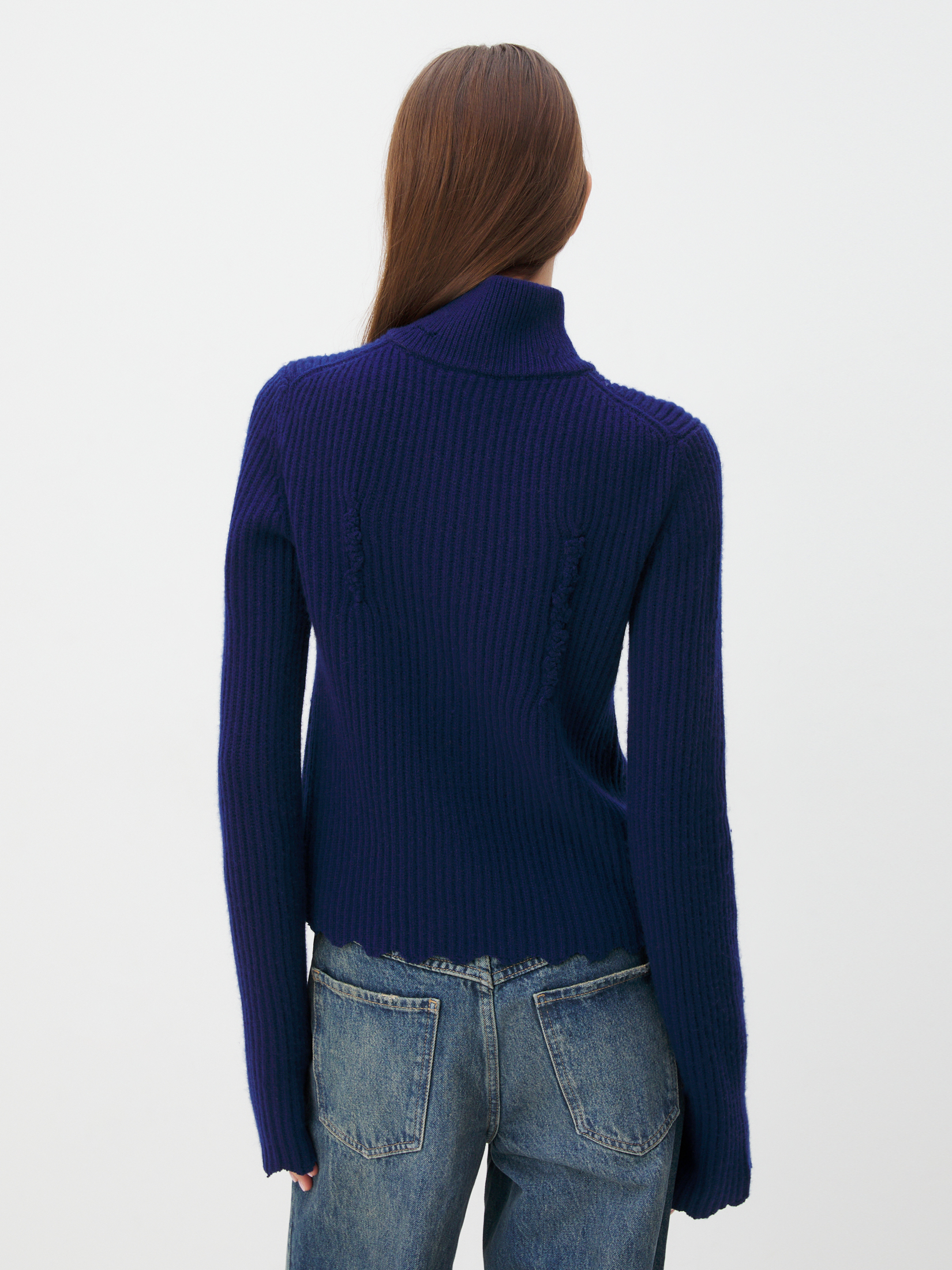 Женский кардиган MAISON DAVID 4351104, сапфировый