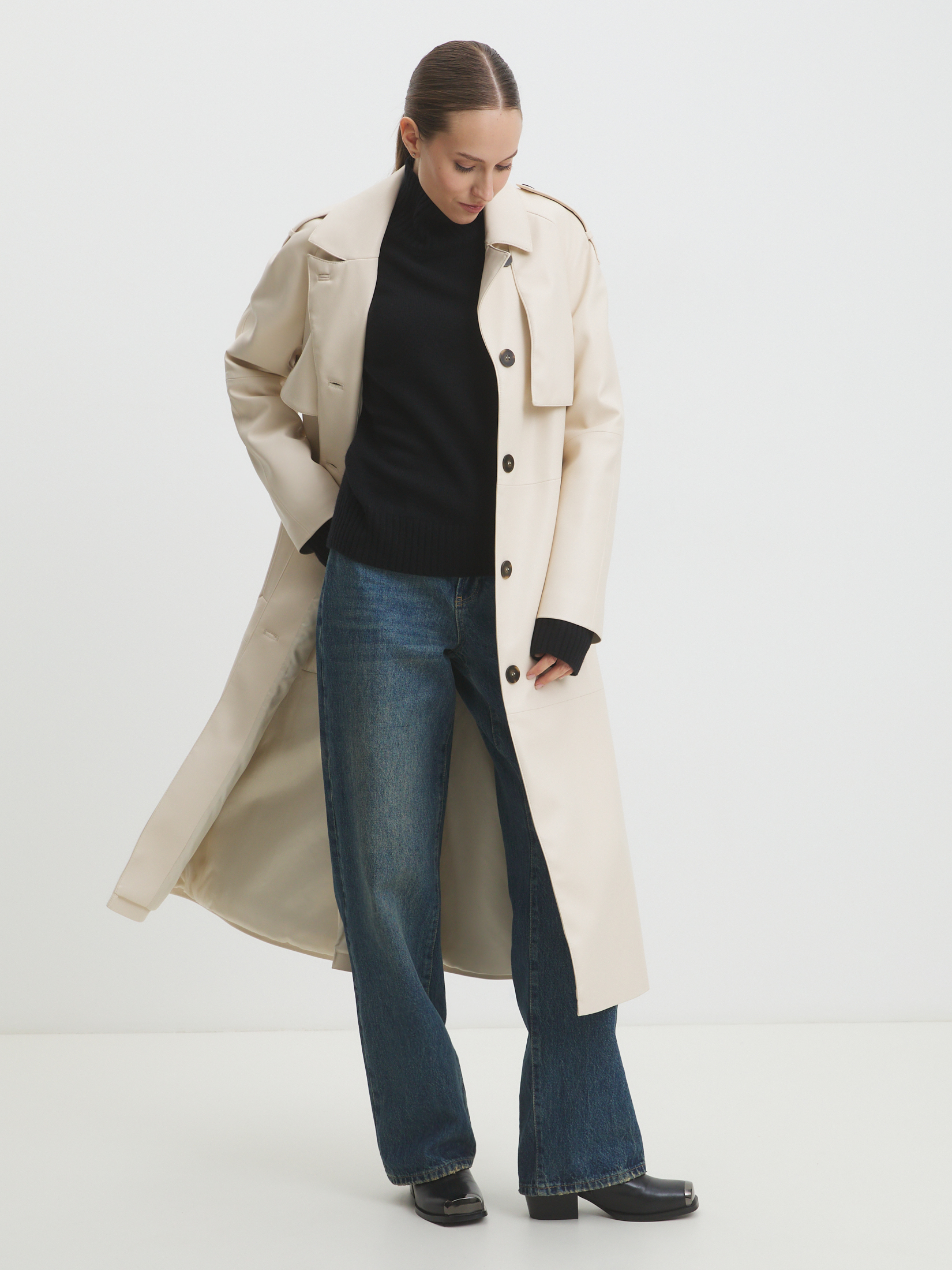 Женский свитер MAISON DAVID 4449995, черный