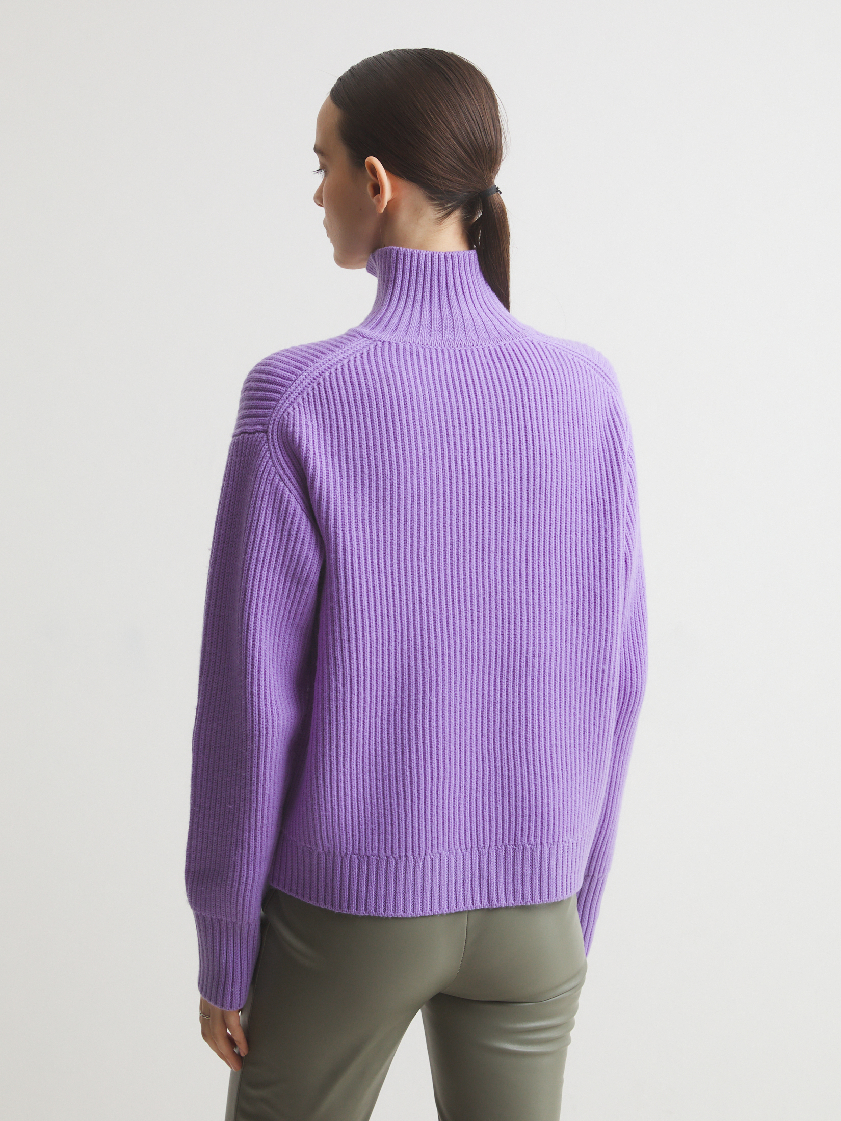 Женский свитер MAISON DAVID 4381874, сиреневый