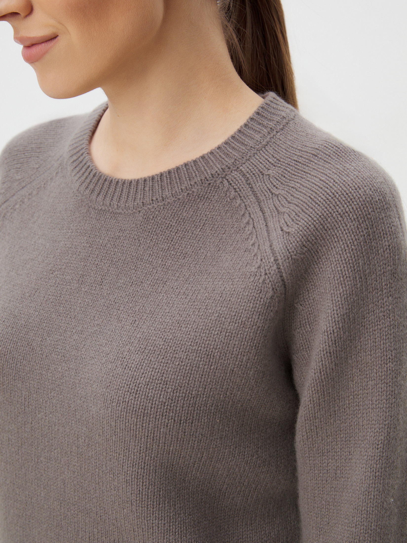 Женский джемпер MAISON DAVID 4406702, коричневато-серый