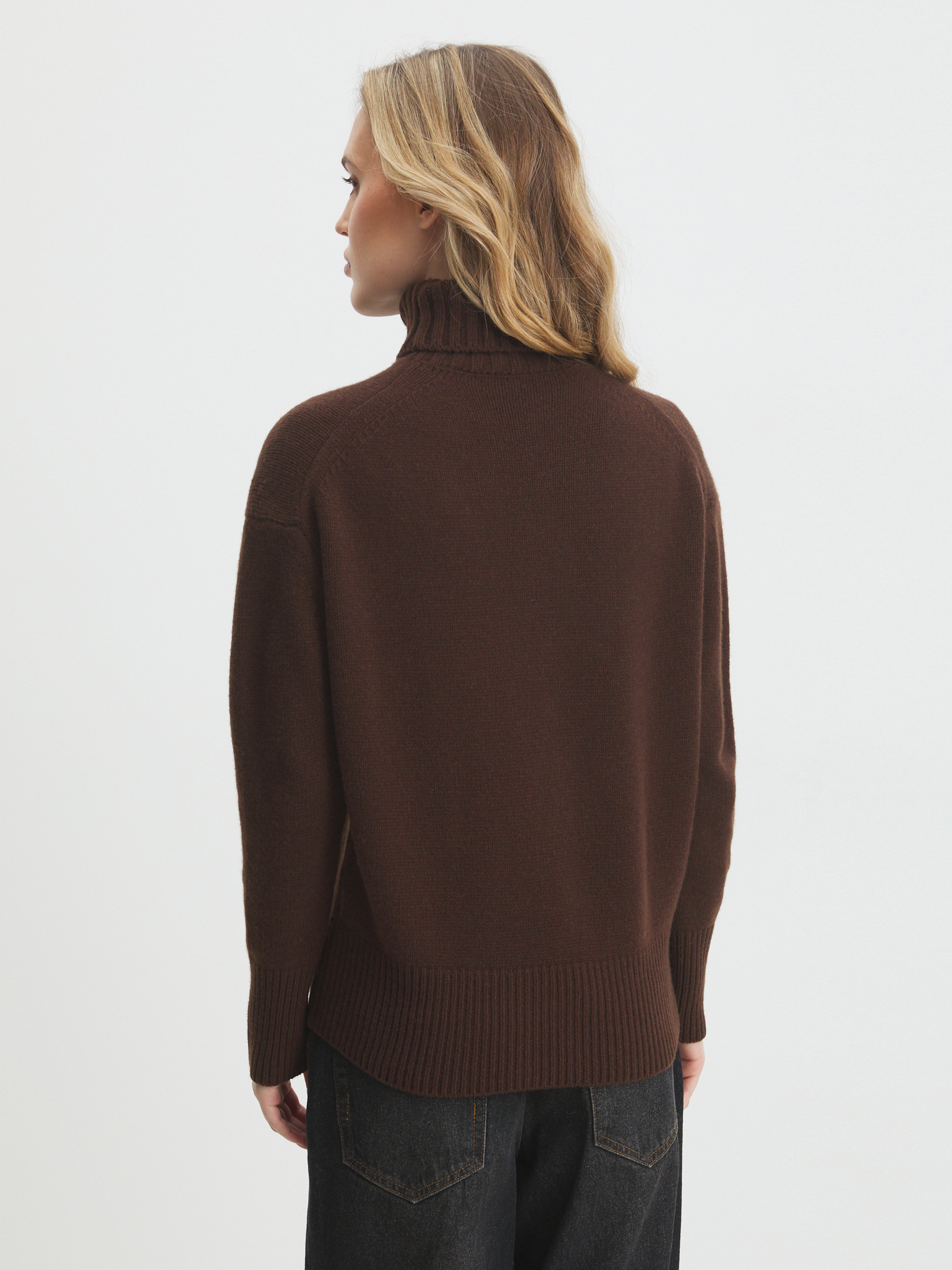 Женский свитер MAISON DAVID 4406652, шоколадный