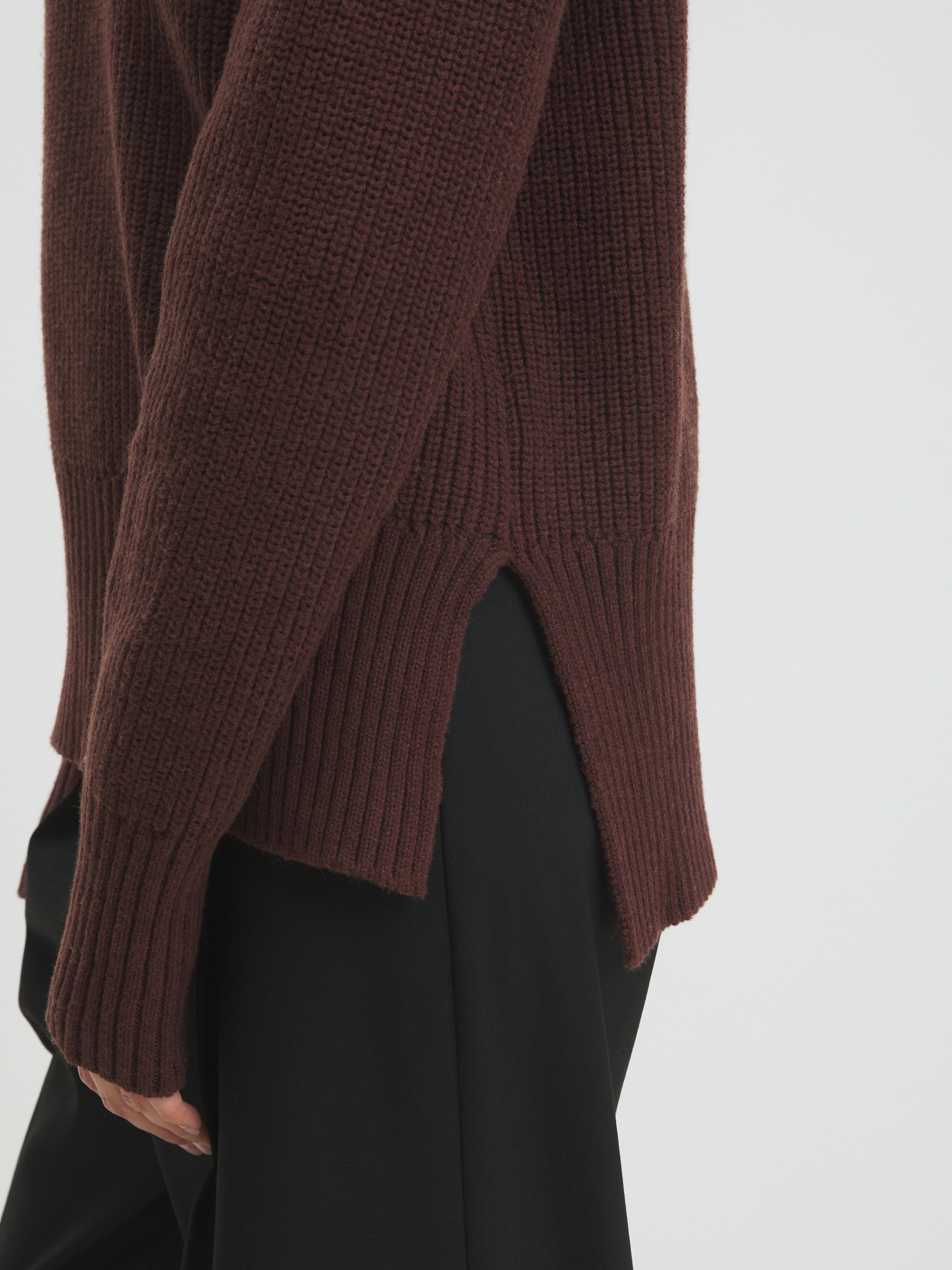 Женский свитер MAISON DAVID 4450919, темно-коричневый