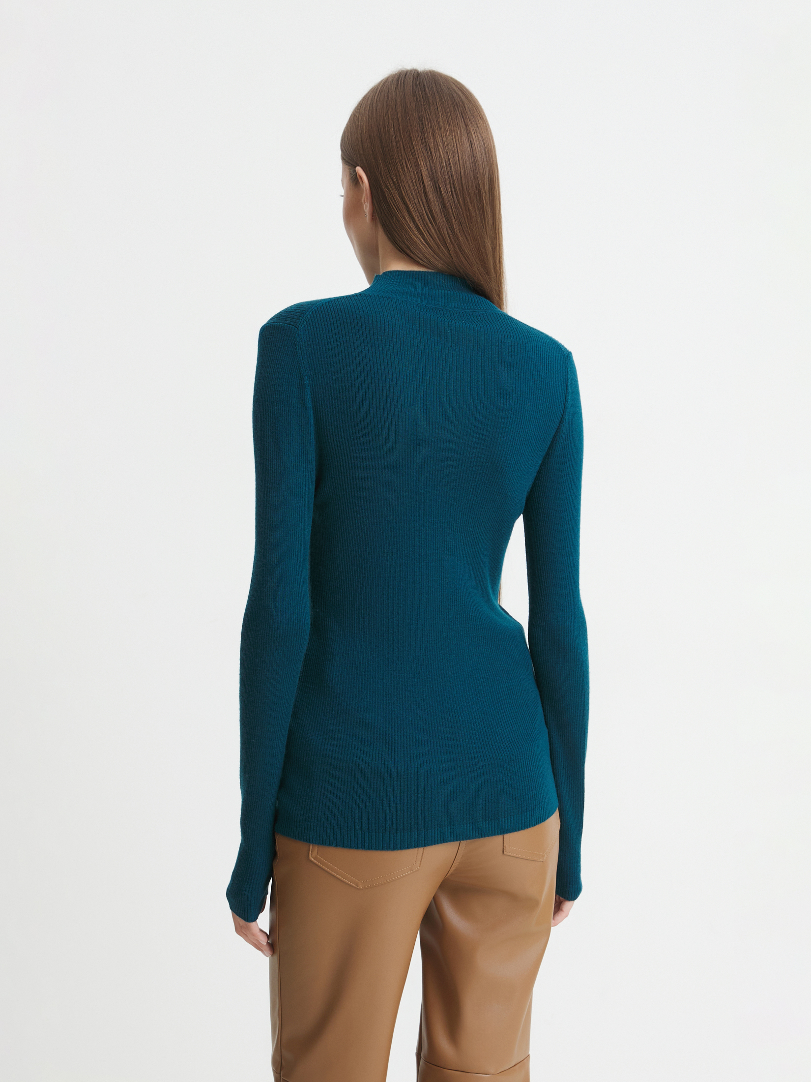 Женский джемпер MAISON DAVID 4273248, зелено-синий