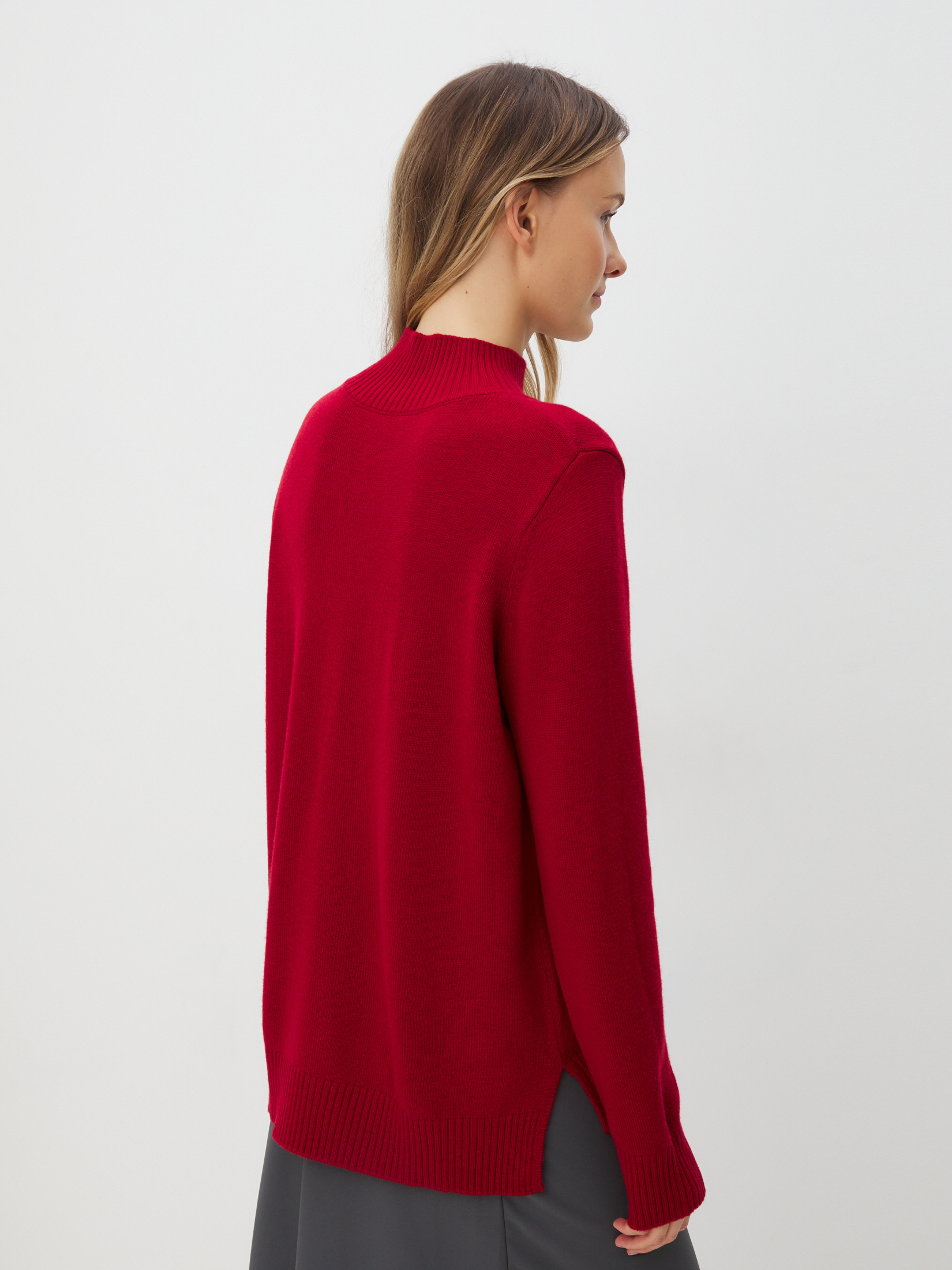 Женский свитер MAISON DAVID 4332187, рубиновый