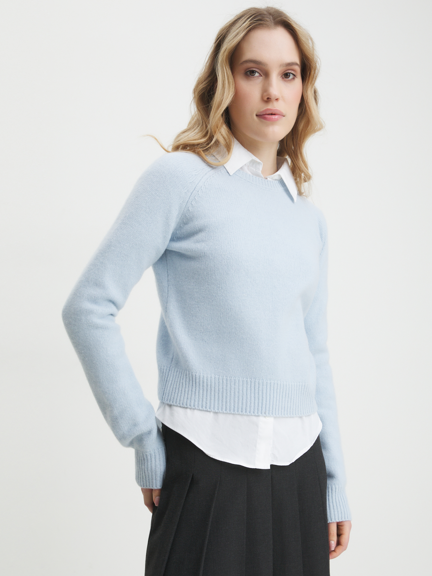 Женский джемпер MAISON DAVID 4406800, морозно-голубой