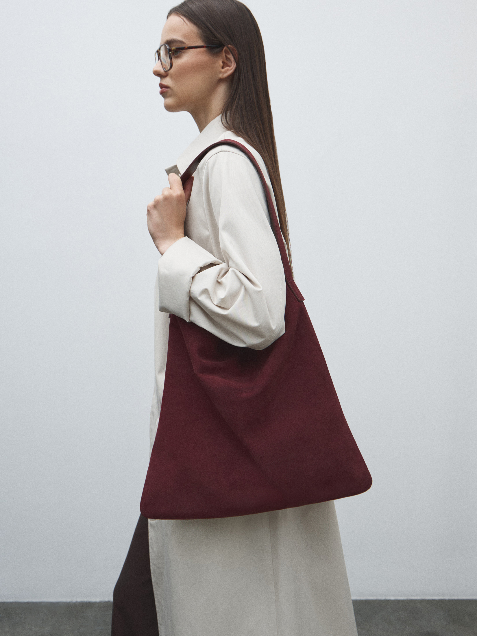 Женский шоппер MAISON DAVID 4714961, темно-бордовый