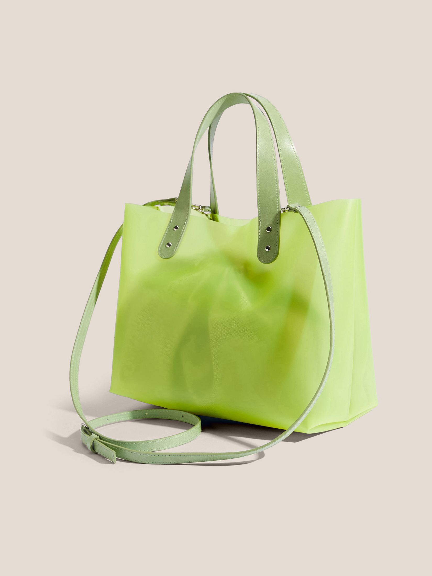 Женский шоппер MAISON DAVID 4802233, желто-зеленый