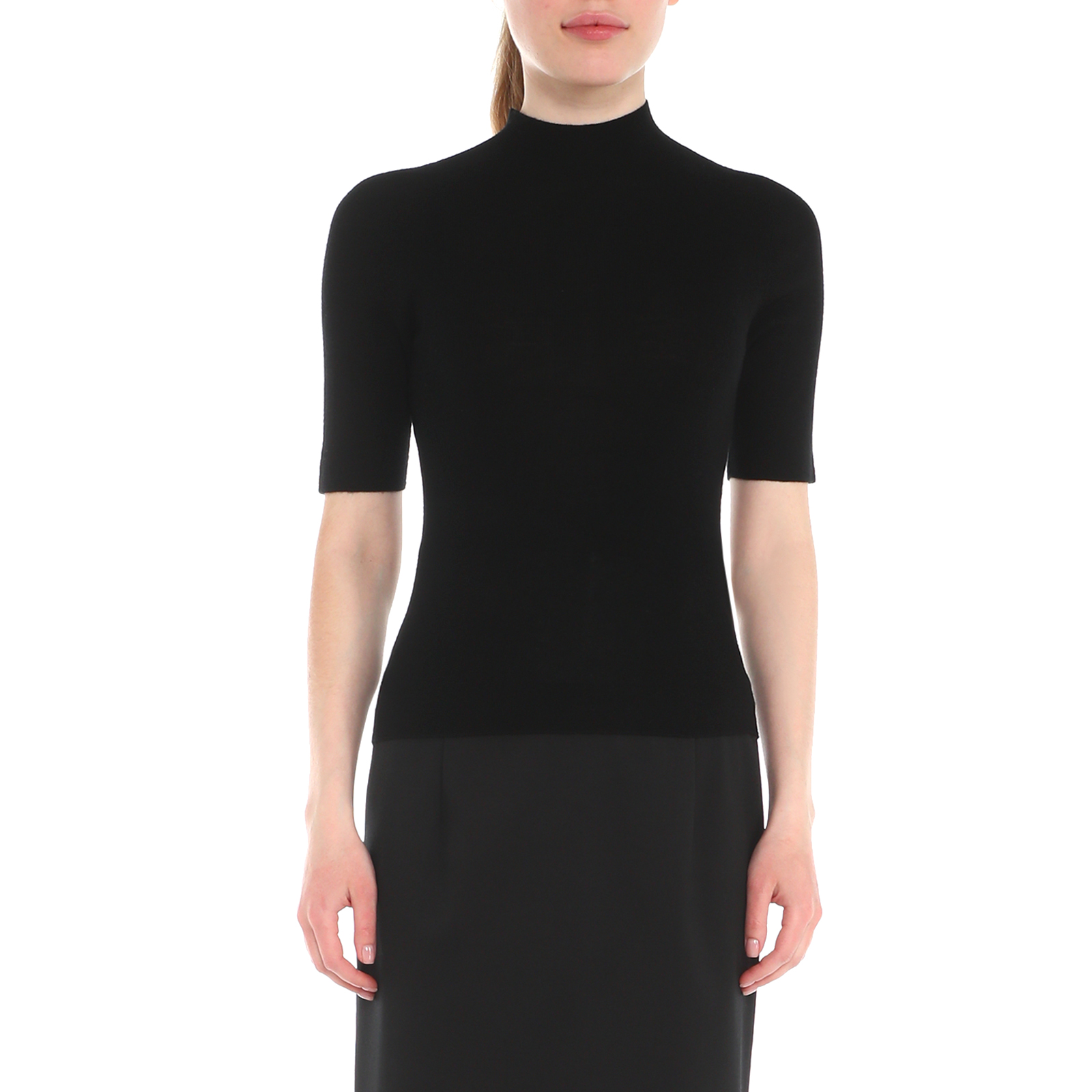 Женский бесшовный джемпер MAISON DAVID 4090176, черный