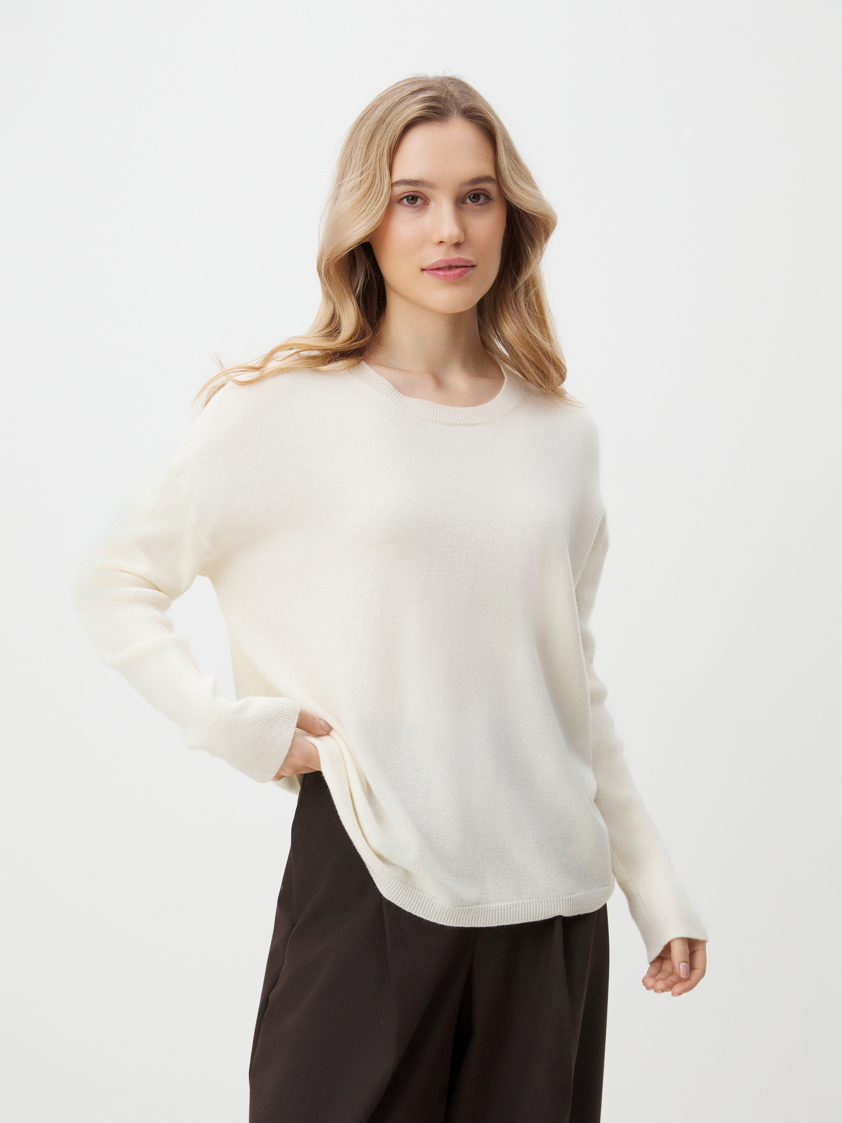 Женский джемпер MAISON DAVID 4451194, молочно-белый