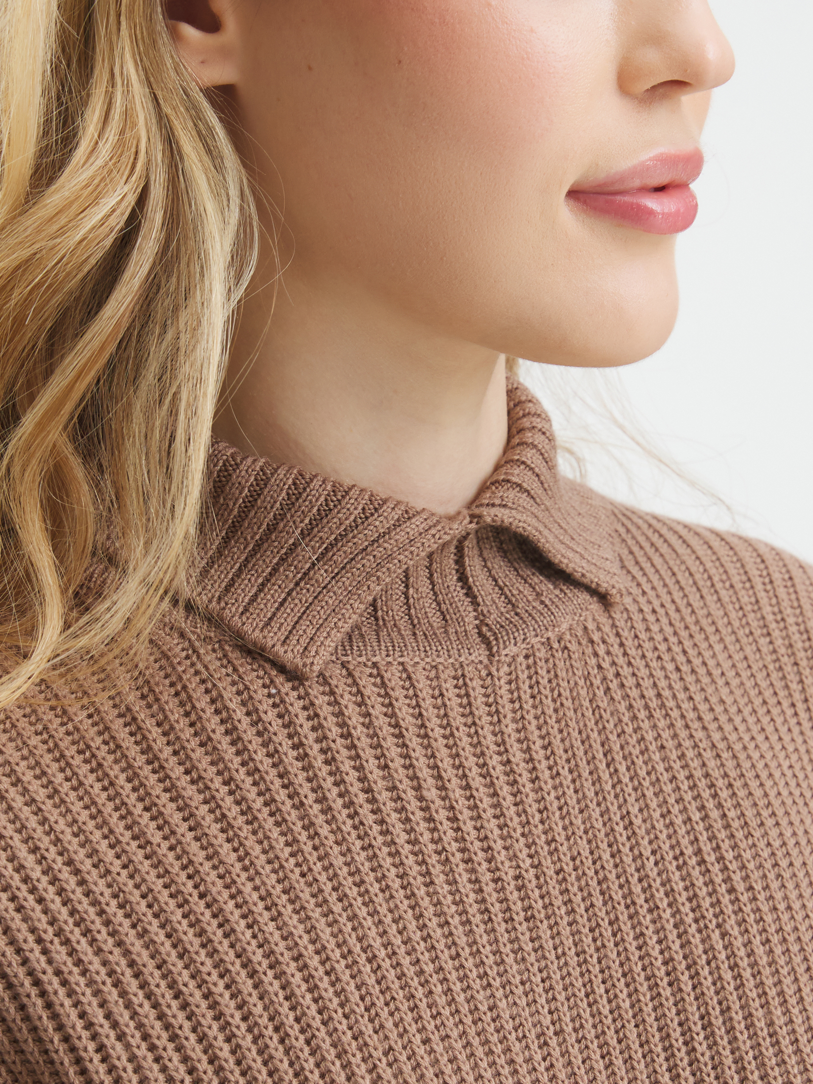 Женский свитер MAISON DAVID 4406504, серо-коричневый