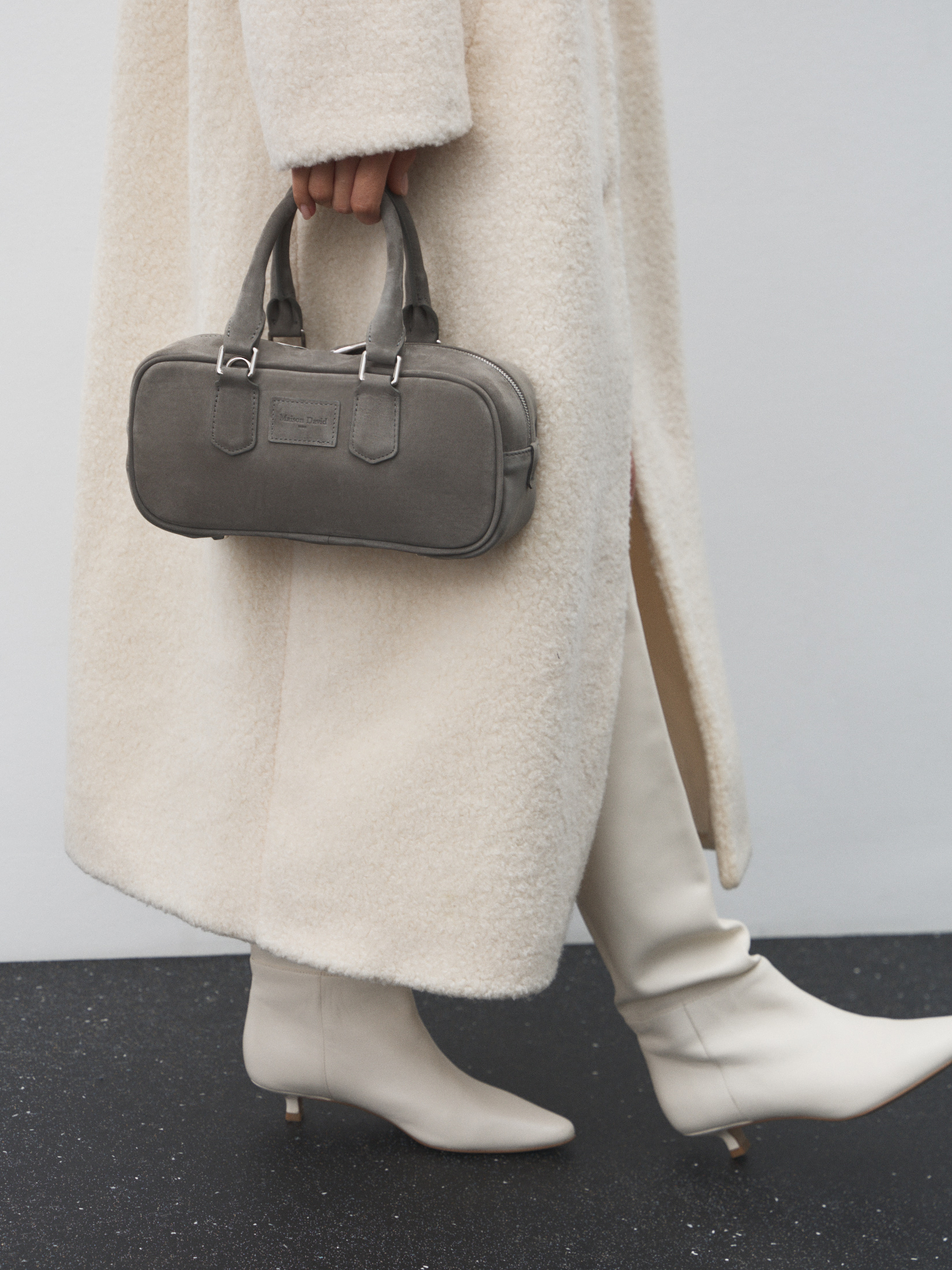 Женская сумка MAISON DAVID 4792477, зеленовато-серый