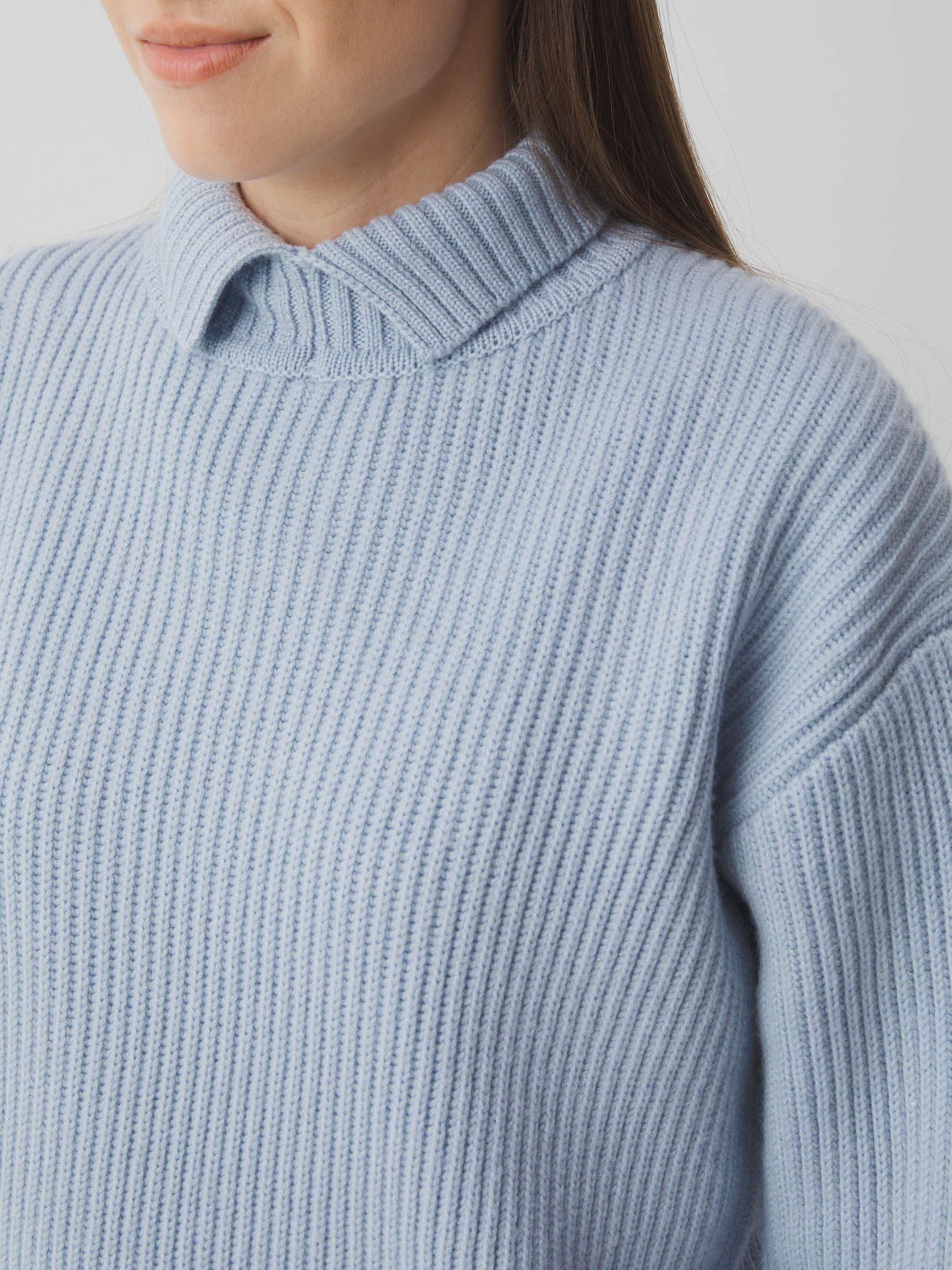 Женский свитер MAISON DAVID 4381889, серо-голубой