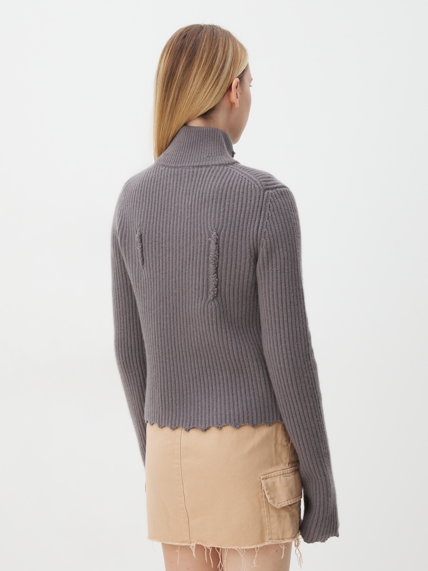 Женский кардиган MAISON DAVID 4351118, коричнево-серый