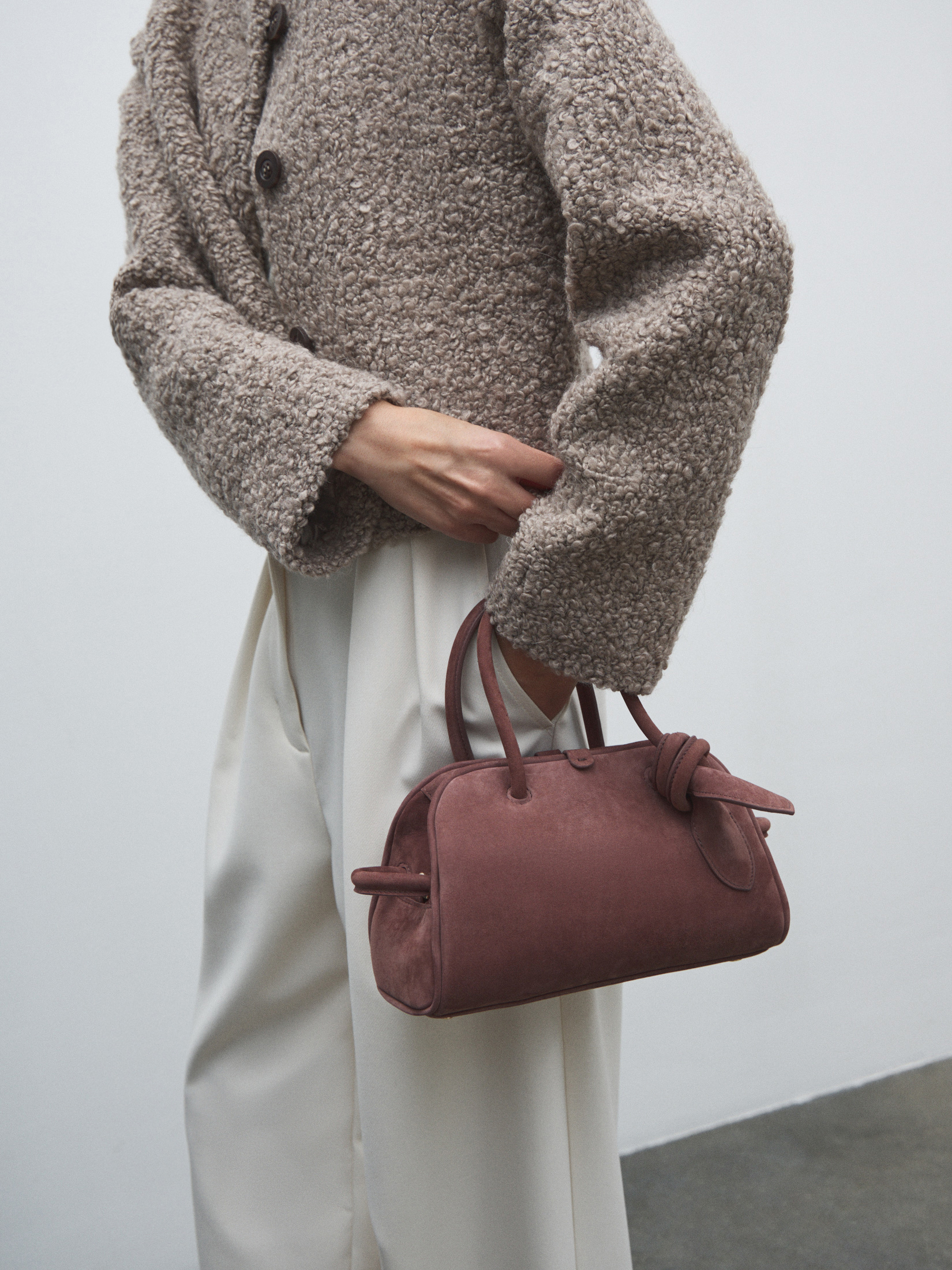 Женская сумка MAISON DAVID 4743208, розово-коричневый