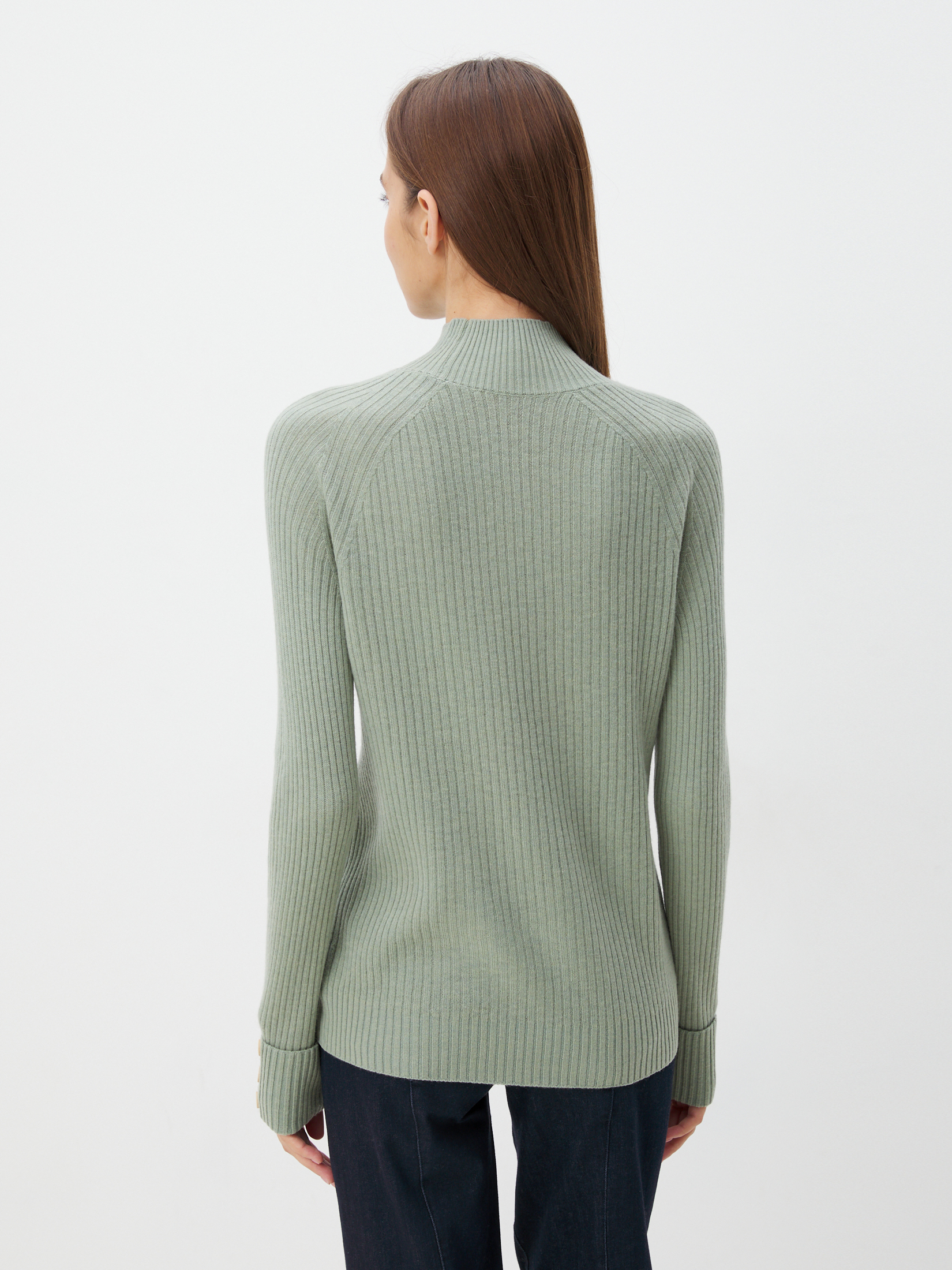 Женский свитер MAISON DAVID 4332326, серовато-зеленый