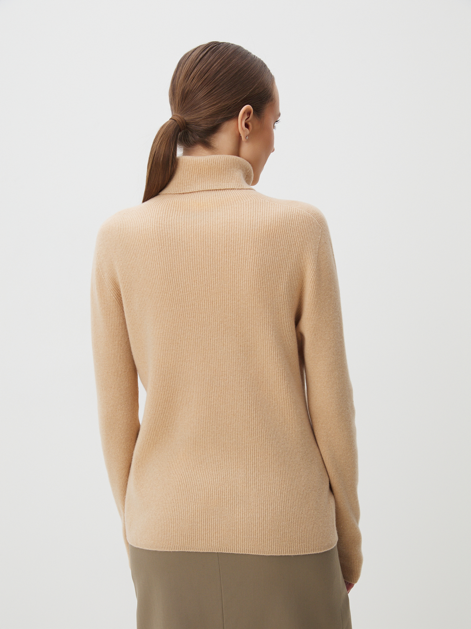 Женская водолазка MAISON DAVID 4269538, бежевый