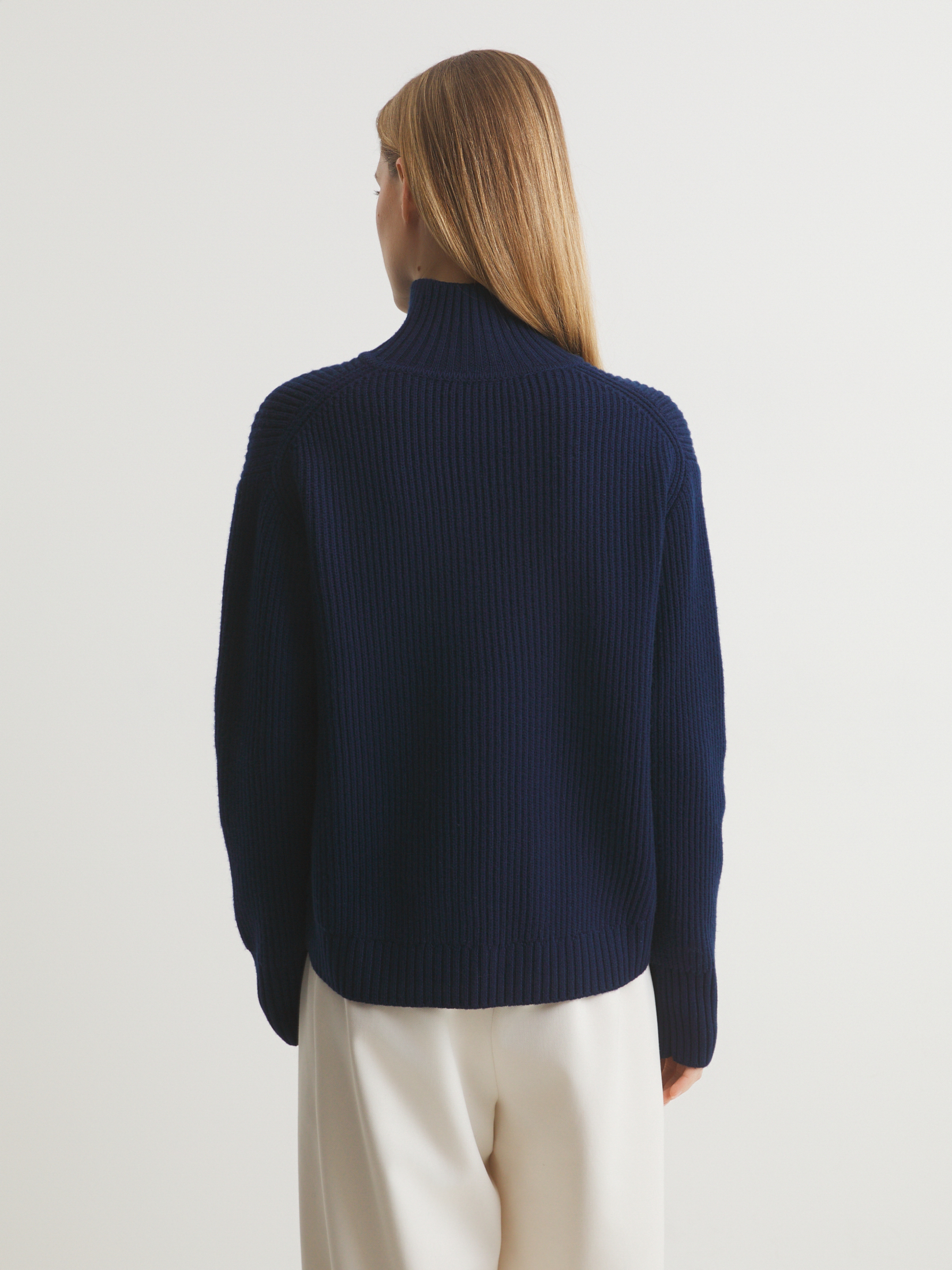 Женский свитер MAISON DAVID 4381899, темно-синий