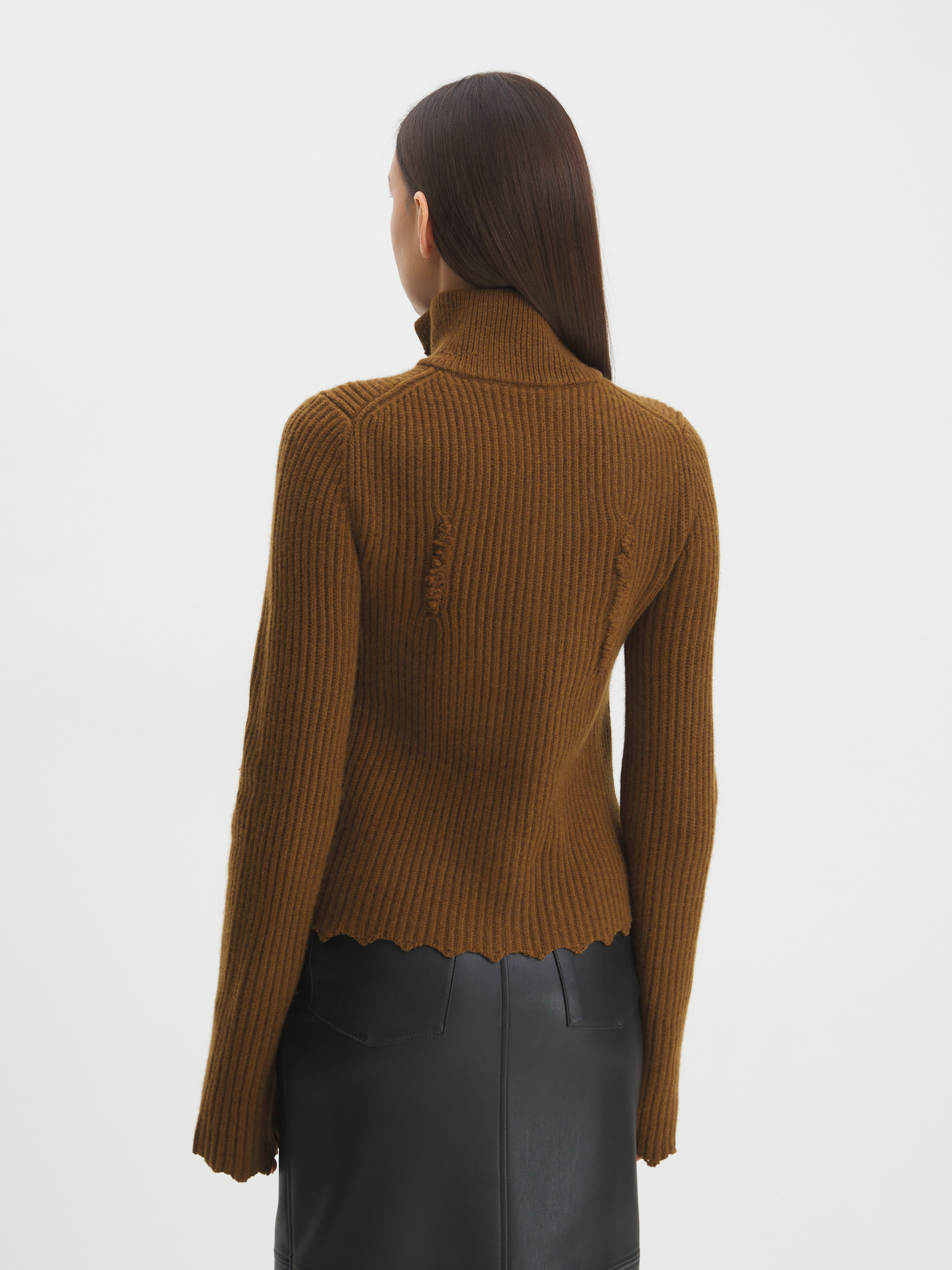 Женский кардиган MAISON DAVID 4351083, оранжево-коричневый