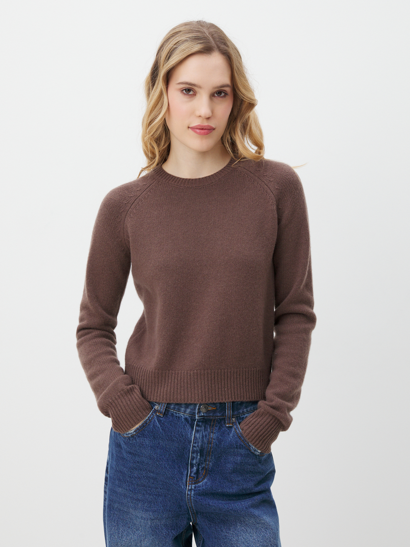 Женский джемпер MAISON DAVID 4406786, серовато-коричневый