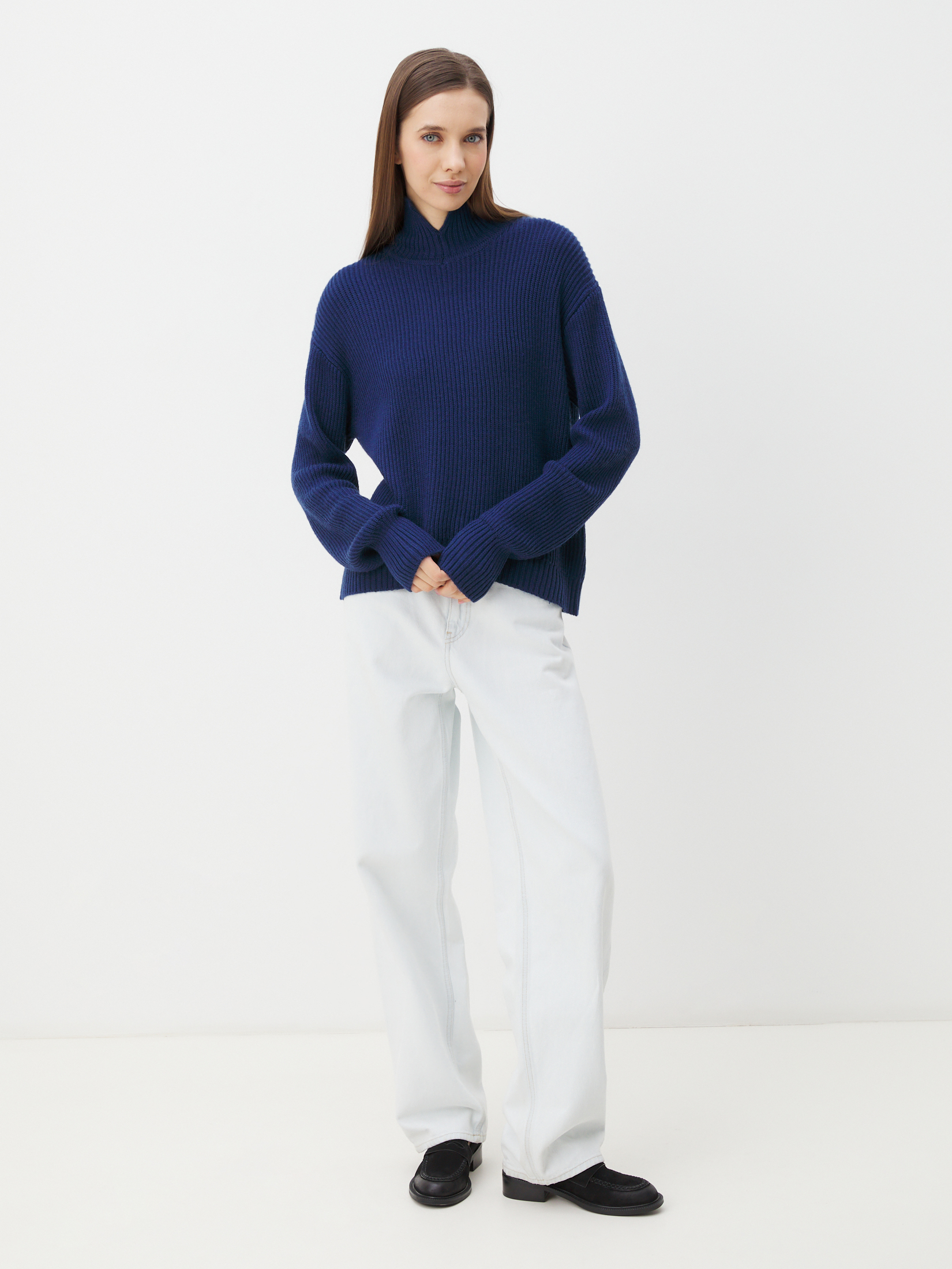 Женский свитер MAISON DAVID 4406539, сапфировый