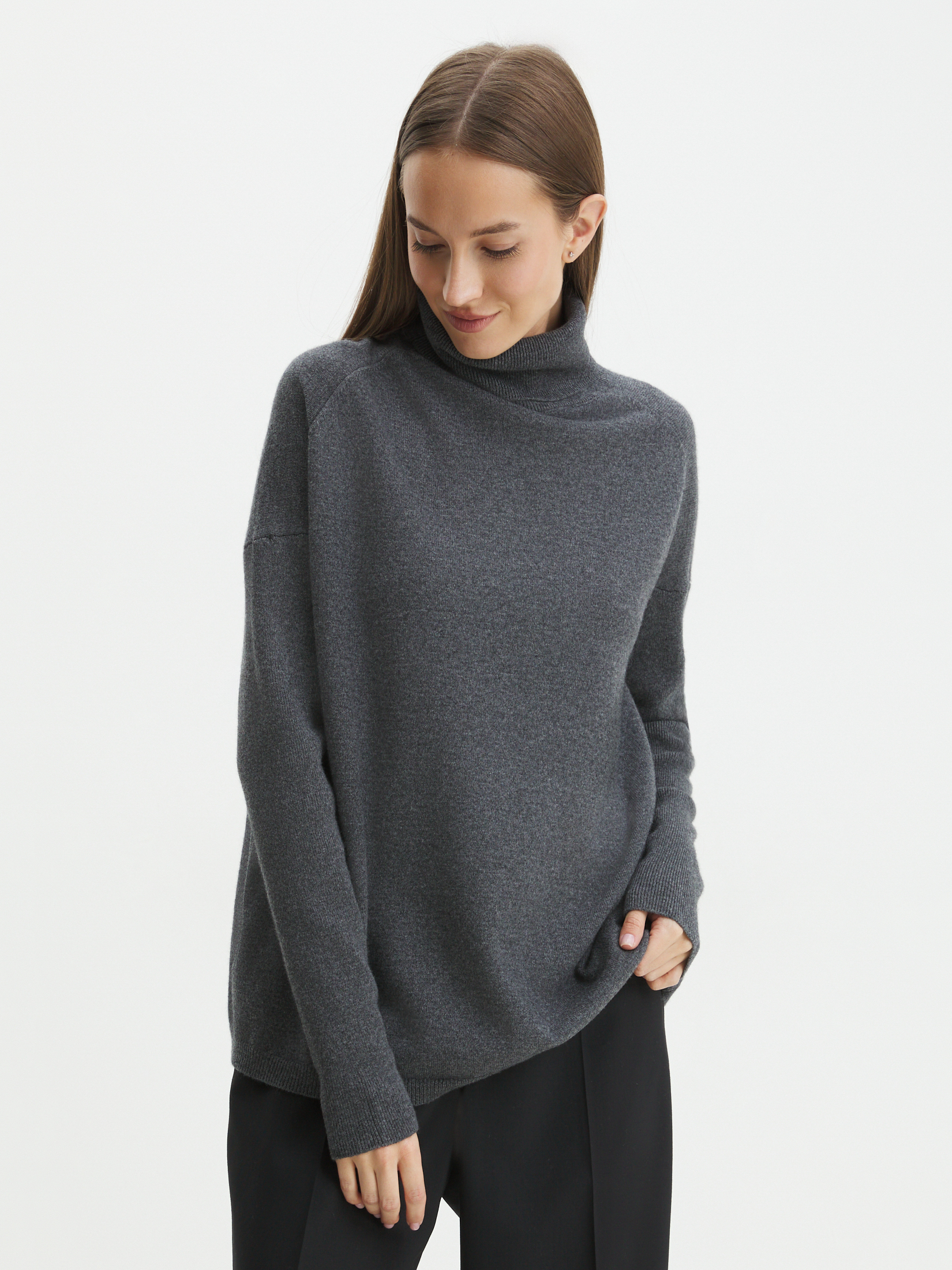 Женский свитер MAISON DAVID 4269488, темно-серый