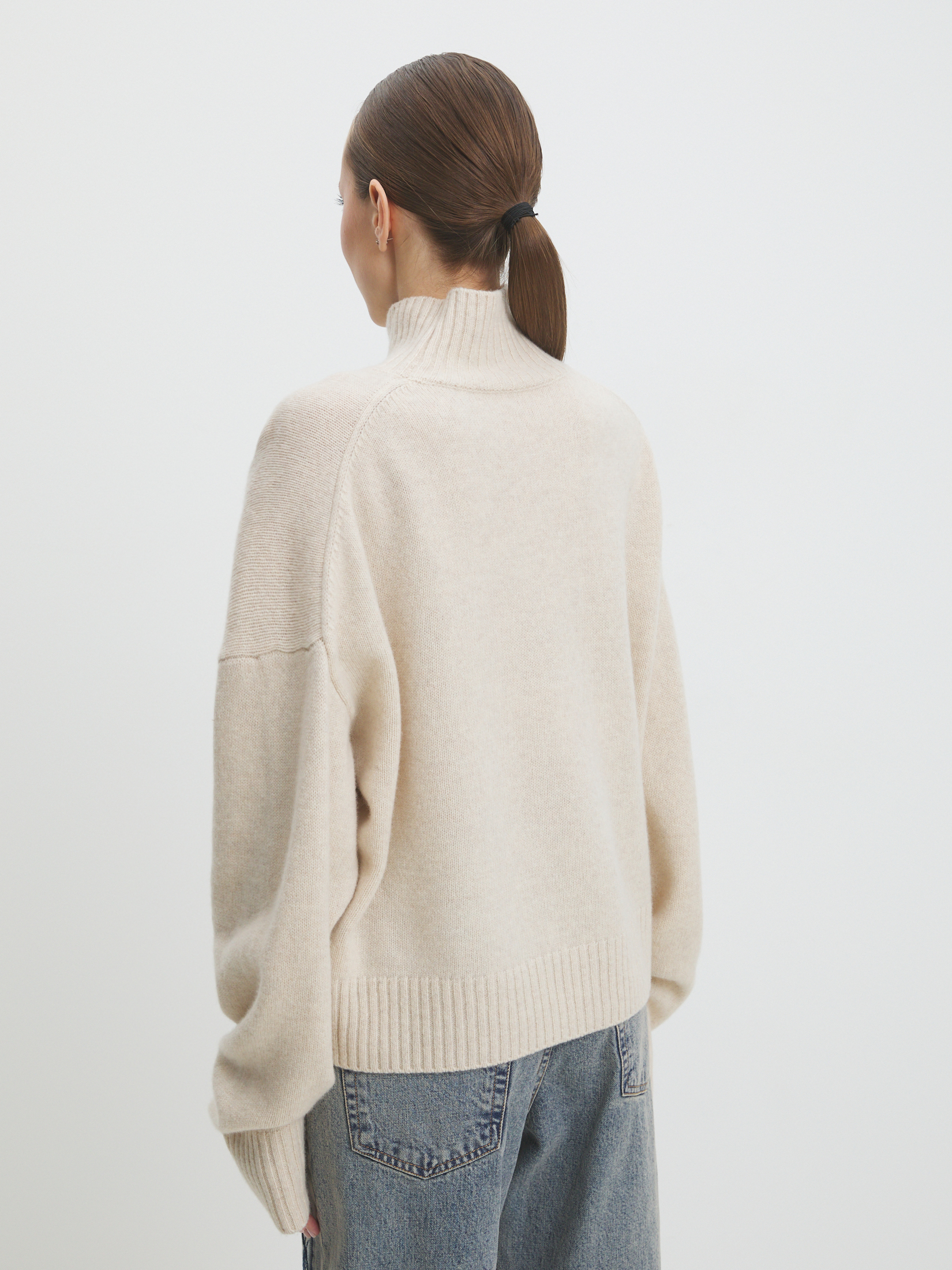 Женский свитер MAISON DAVID 4450003, молочно-бежевый