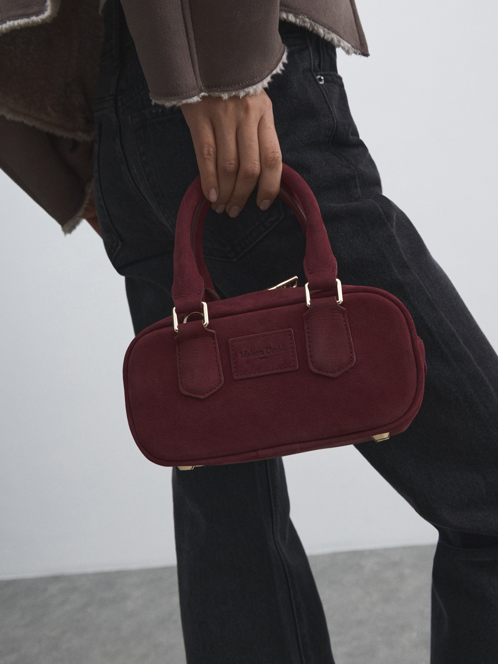 Женская сумка MAISON DAVID 4798728, бордовый