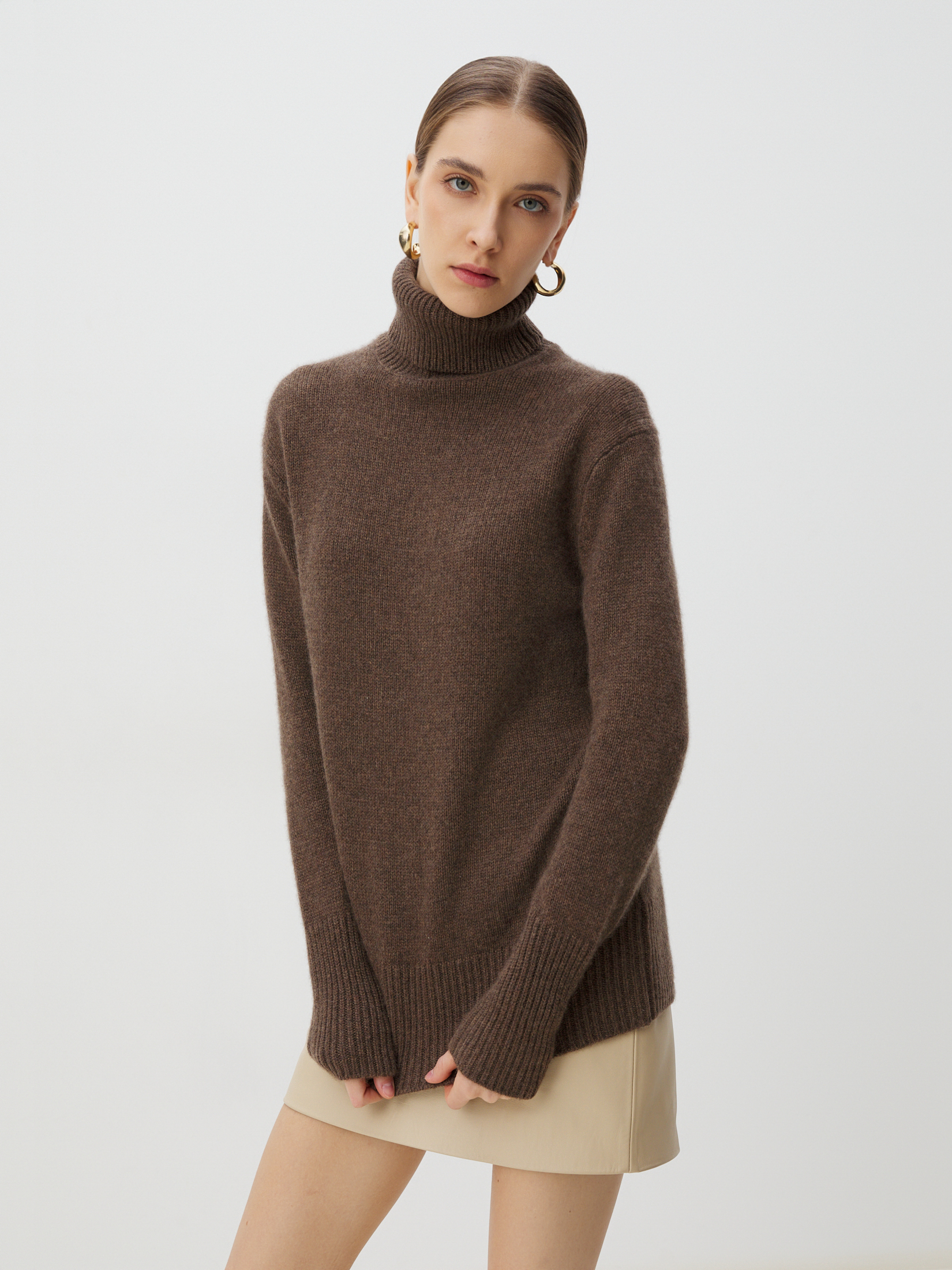 Женский свитер MAISON DAVID 3841739, темно-коричневый