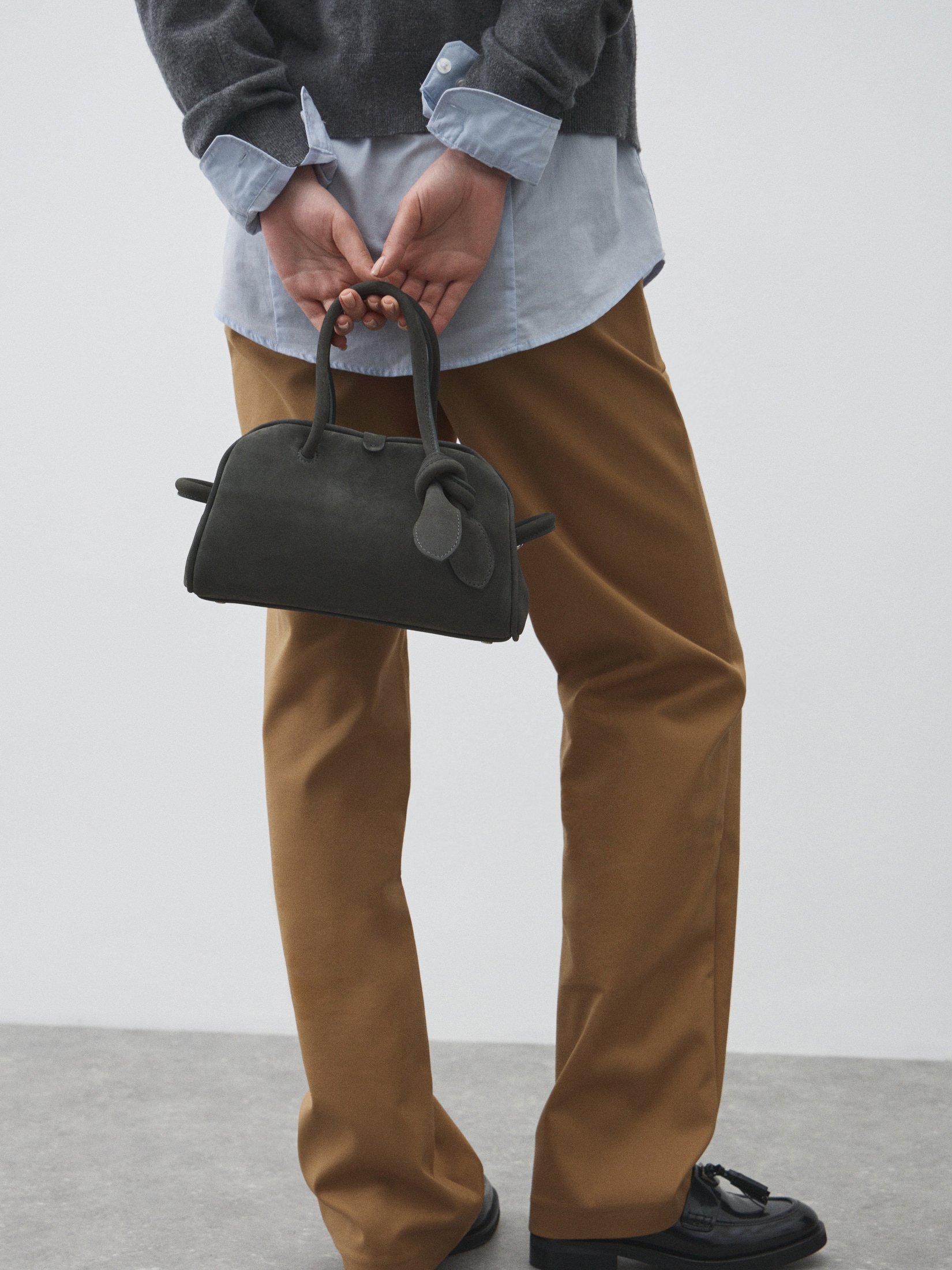 Женская сумка MAISON DAVID 4638067, темно-серый