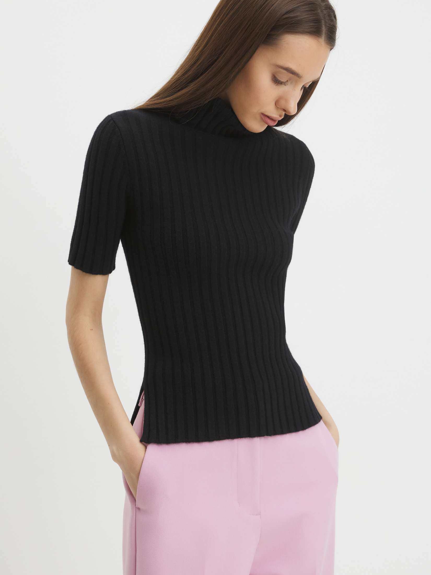 Женская водолазка MAISON DAVID 4450779, черный