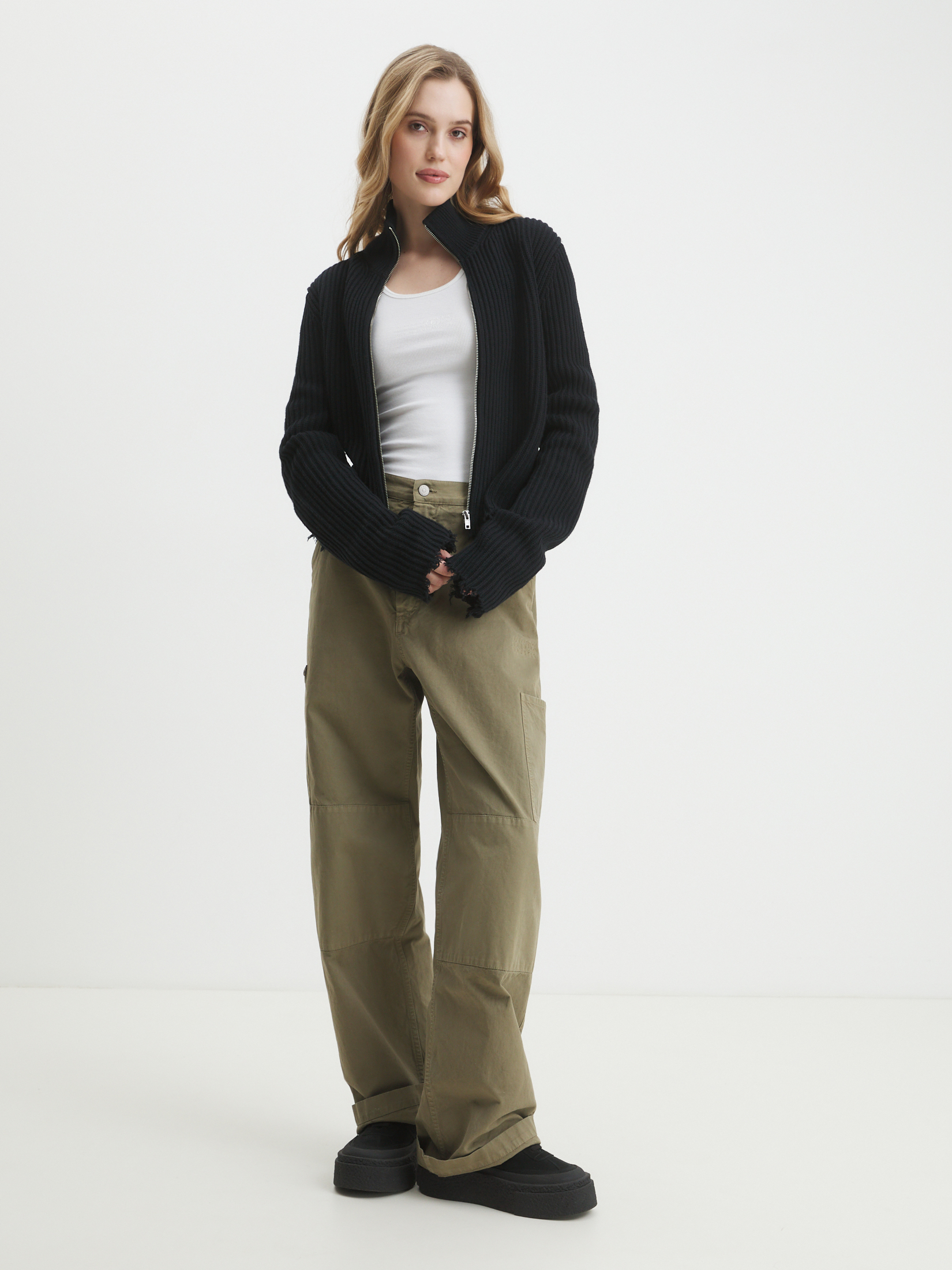 Женский кардиган MAISON DAVID 4449947, черный