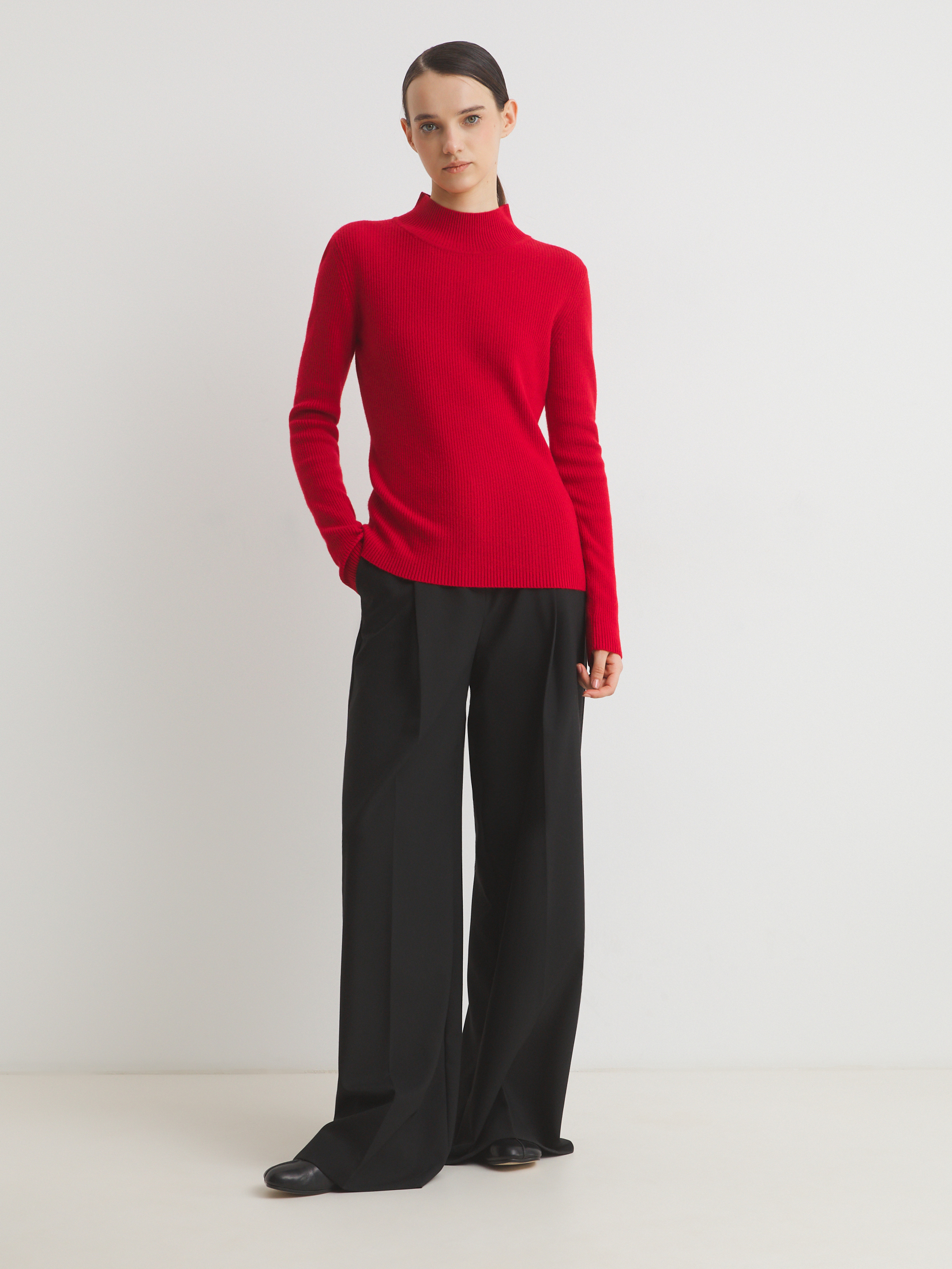 Женский джемпер MAISON DAVID 4400682, рубиновый