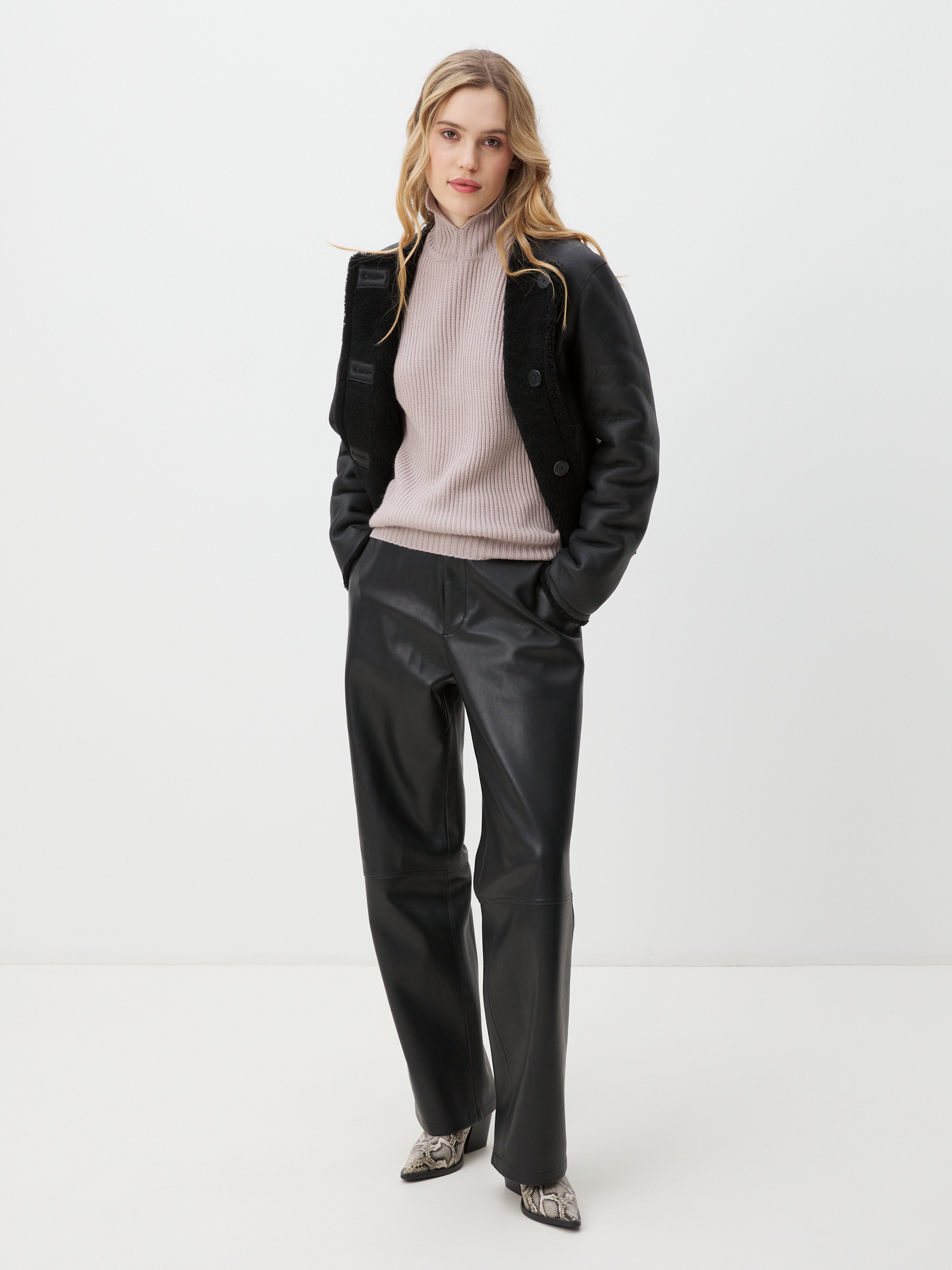 Женский свитер MAISON DAVID 4406567, серо-бежевый