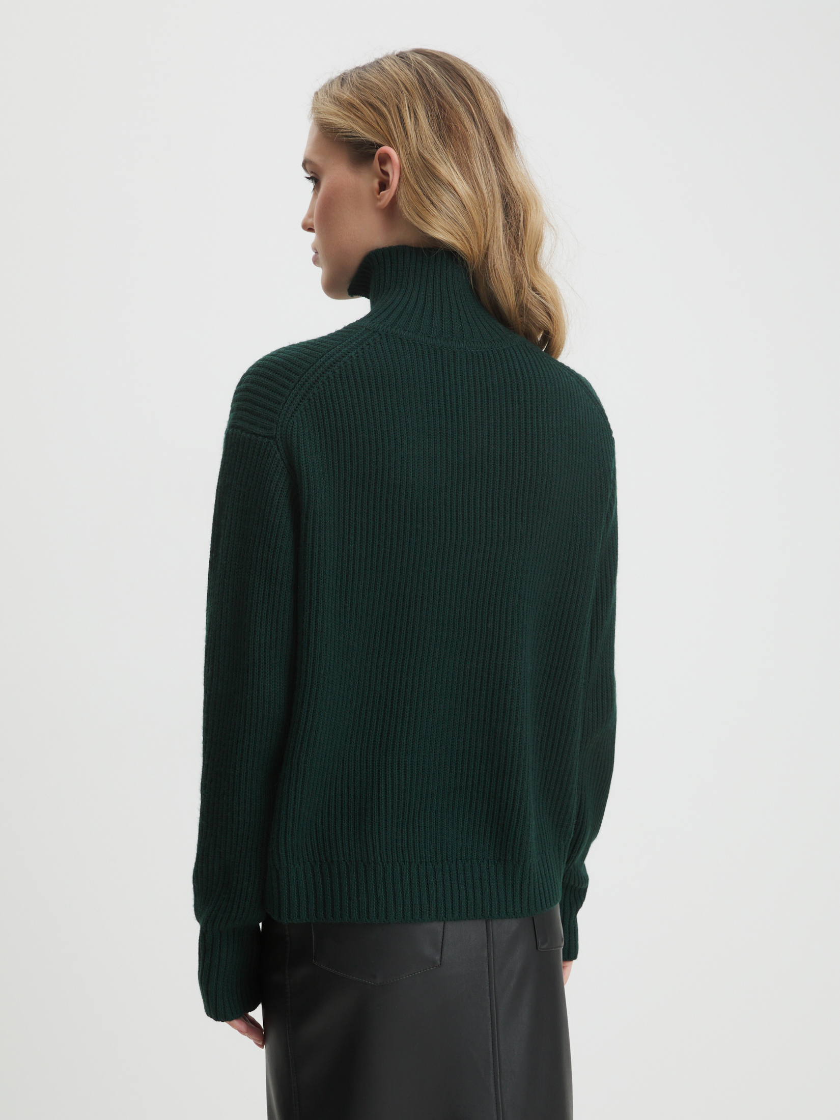 Женский свитер MAISON DAVID 4406532, темно-зеленый