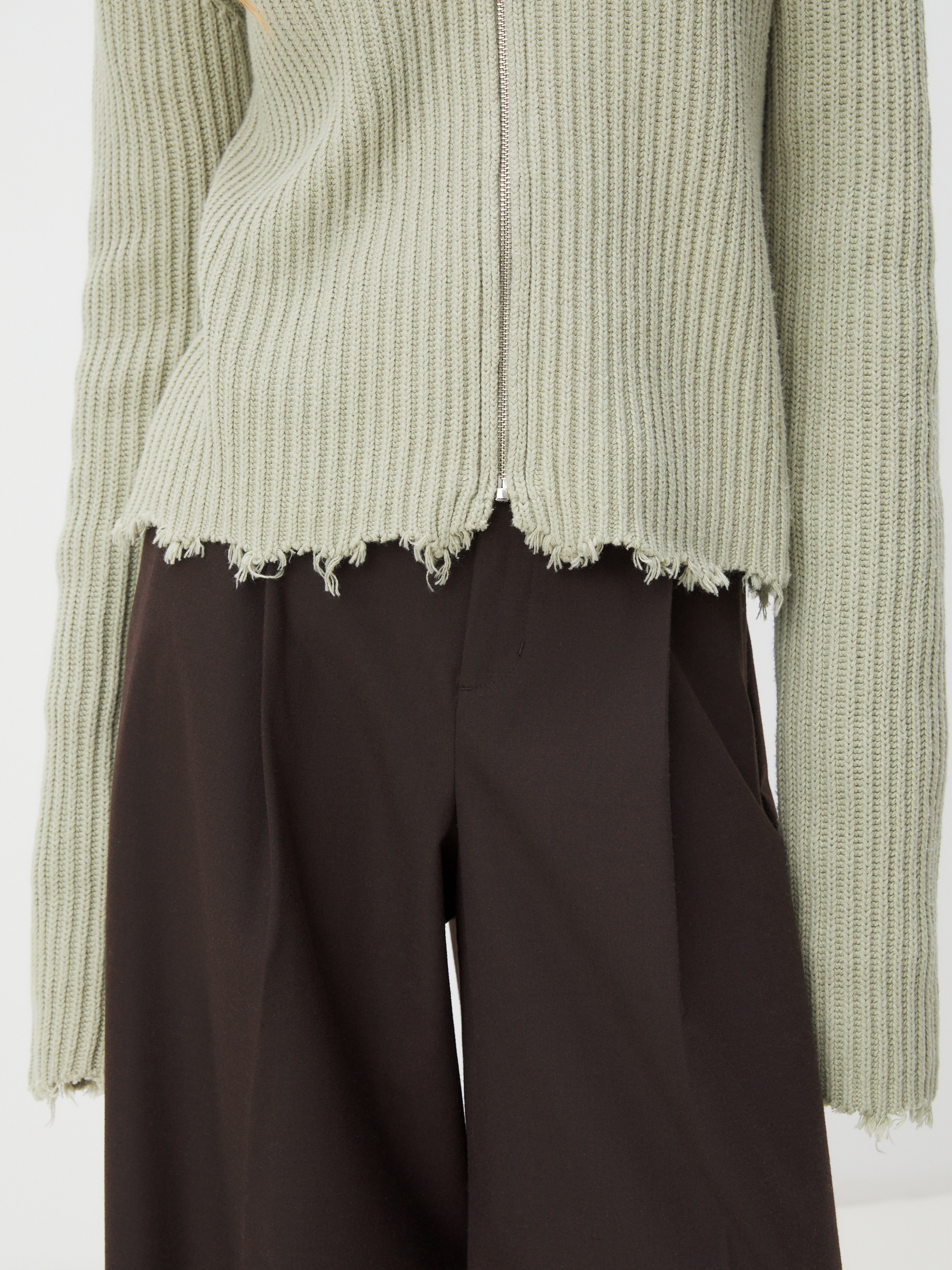 Женский кардиган MAISON DAVID 4449954, фисташковый