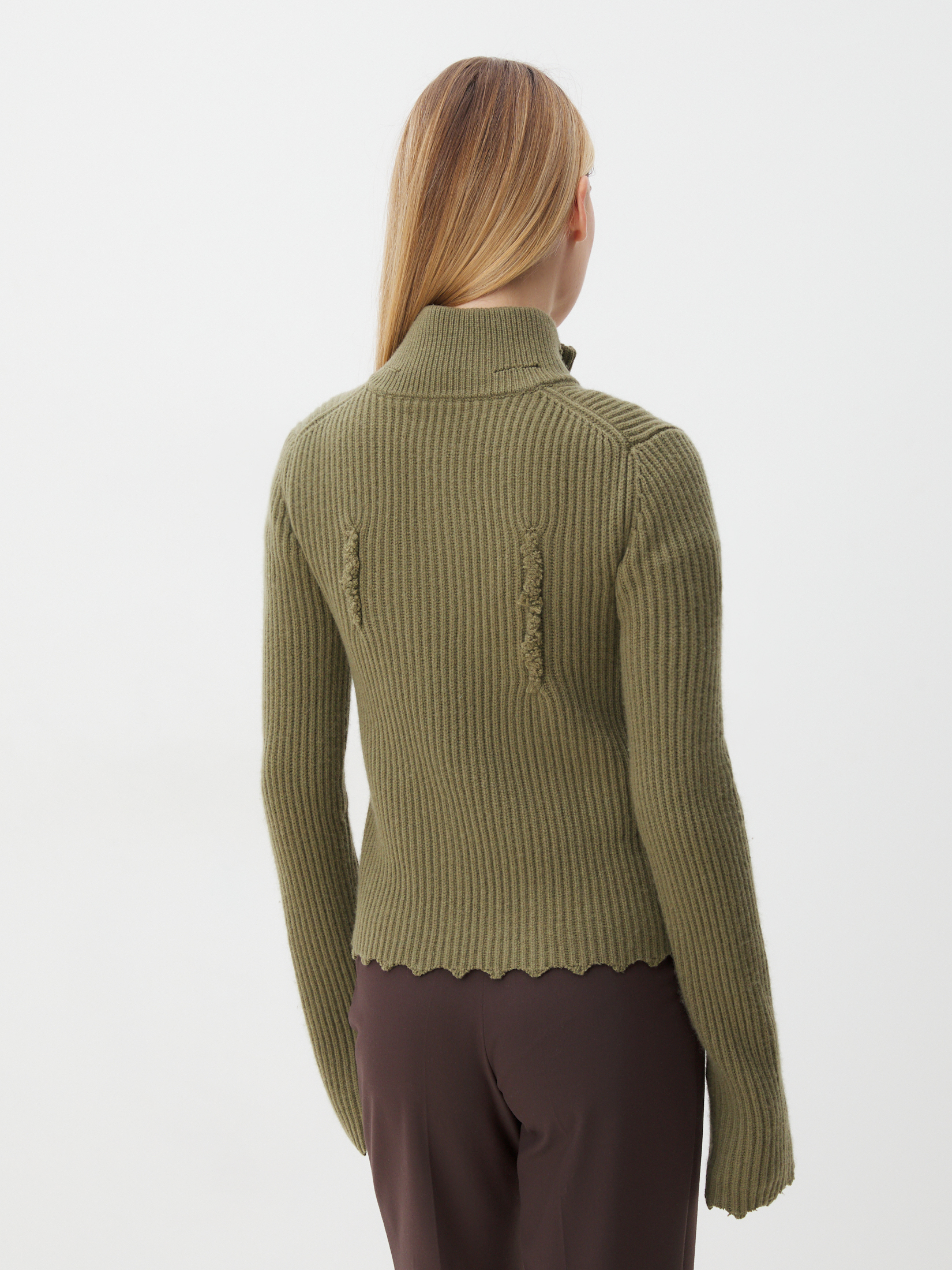 Женский кардиган MAISON DAVID 4351125, коричневато-зеленый