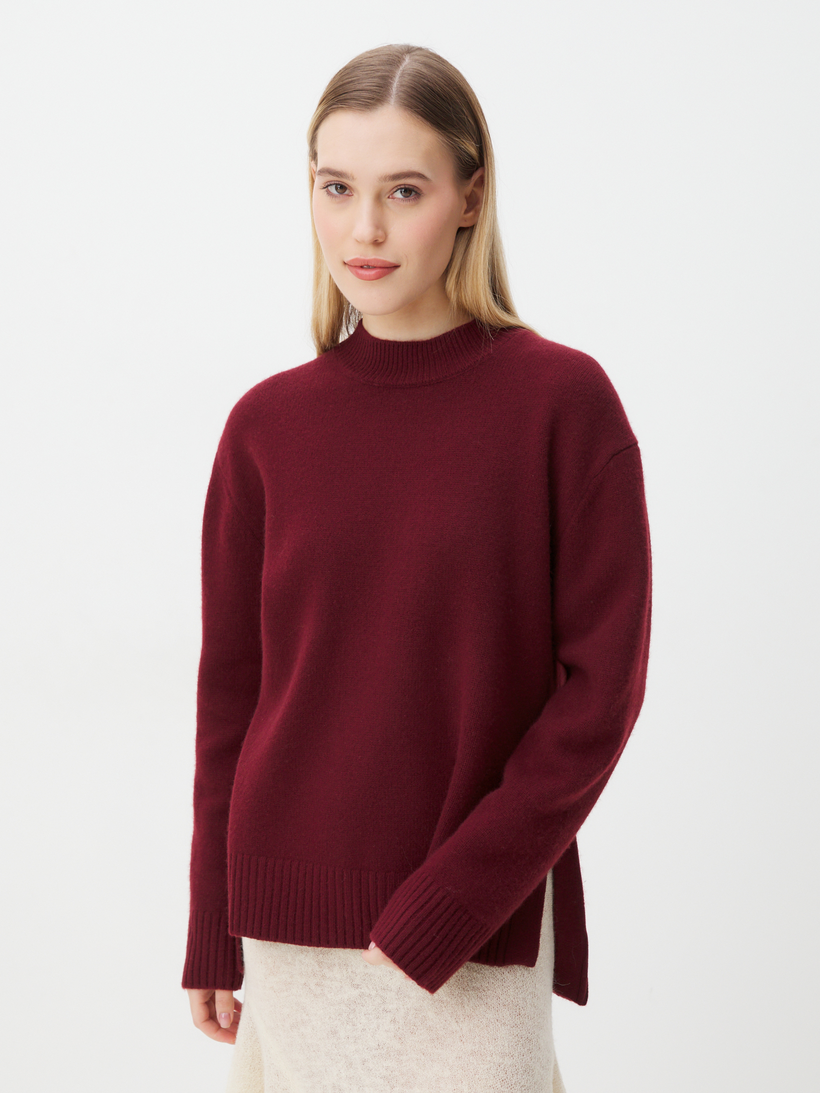 Женский свитер MAISON DAVID 4351068, бордовый