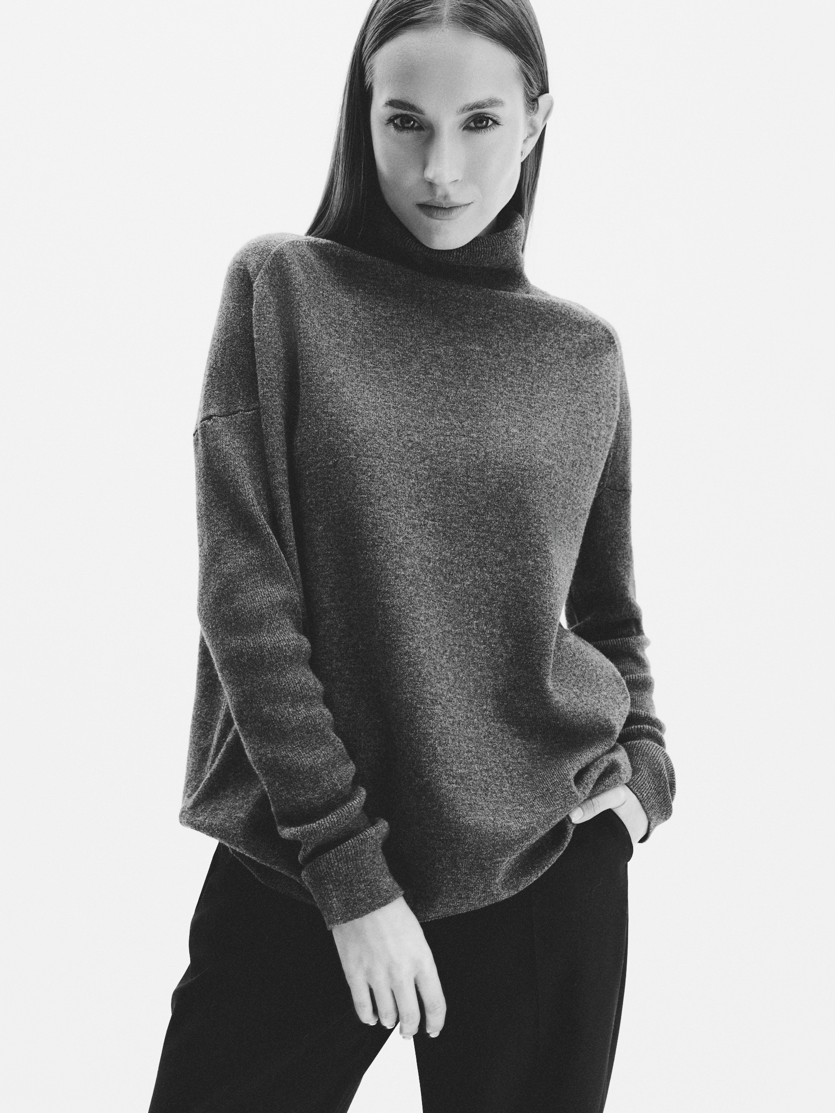 Женский свитер MAISON DAVID 4269488, темно-серый