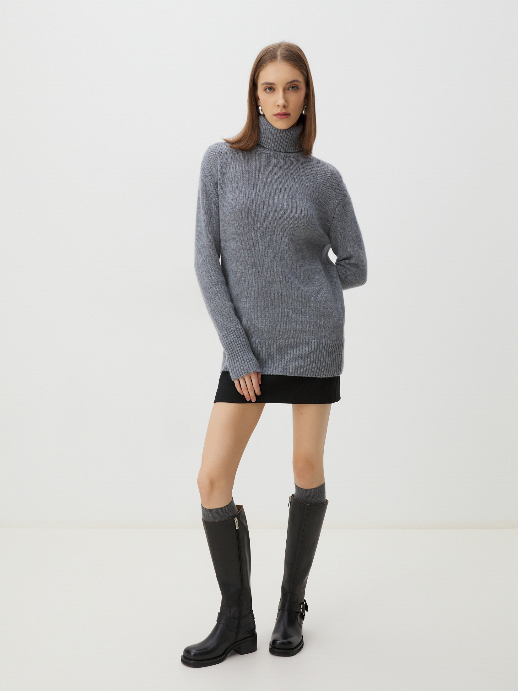 Женский свитер MAISON DAVID 3841745, серый