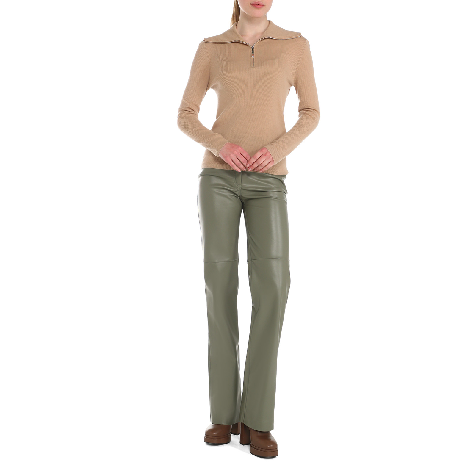 Женский свитер MAISON DAVID 4090188, бежевый